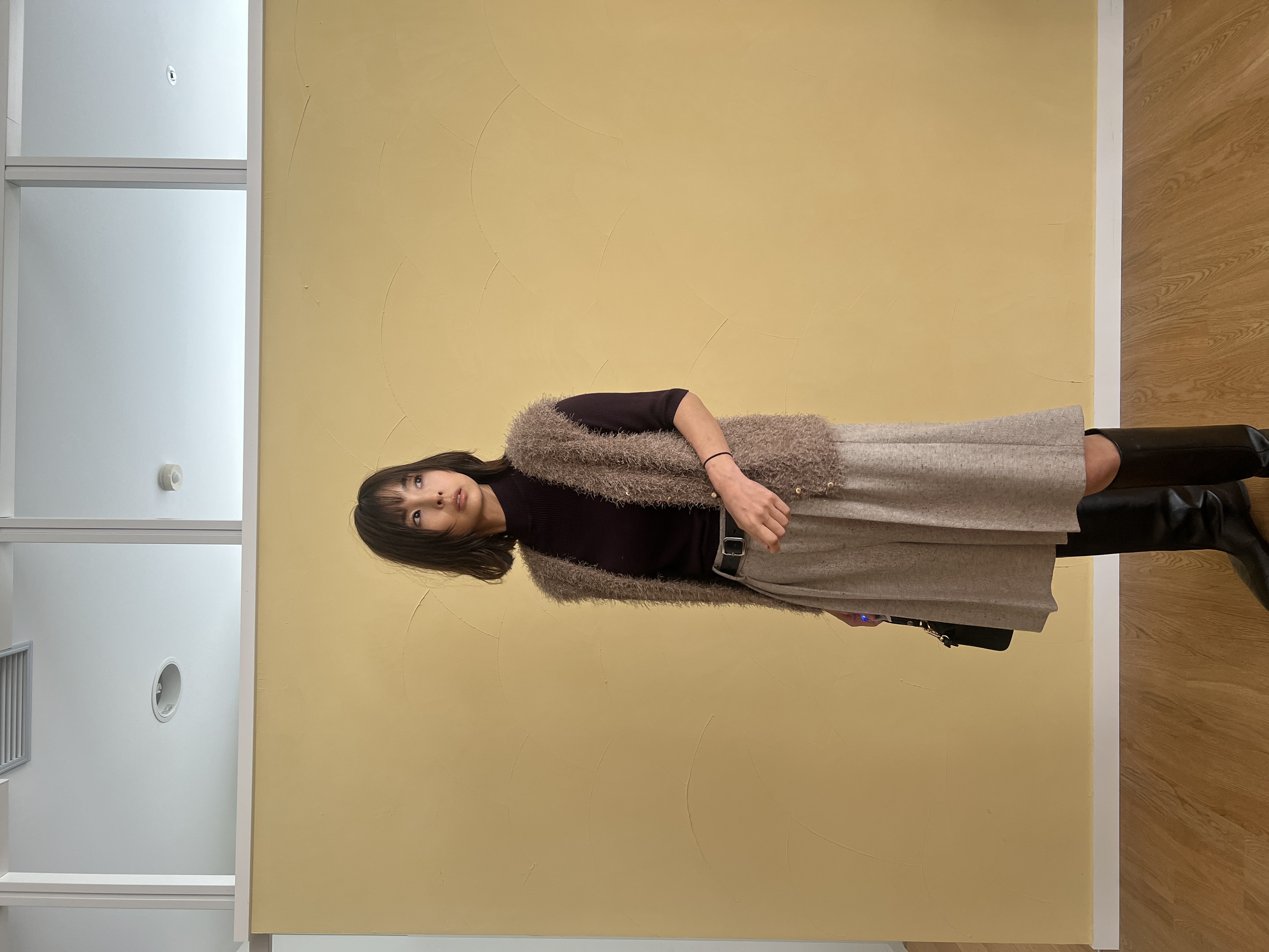 misaさんの「DRESSTERIOR｜【セットアップ可】ネップツイードバミューダパンツ」を使ったコーディネート