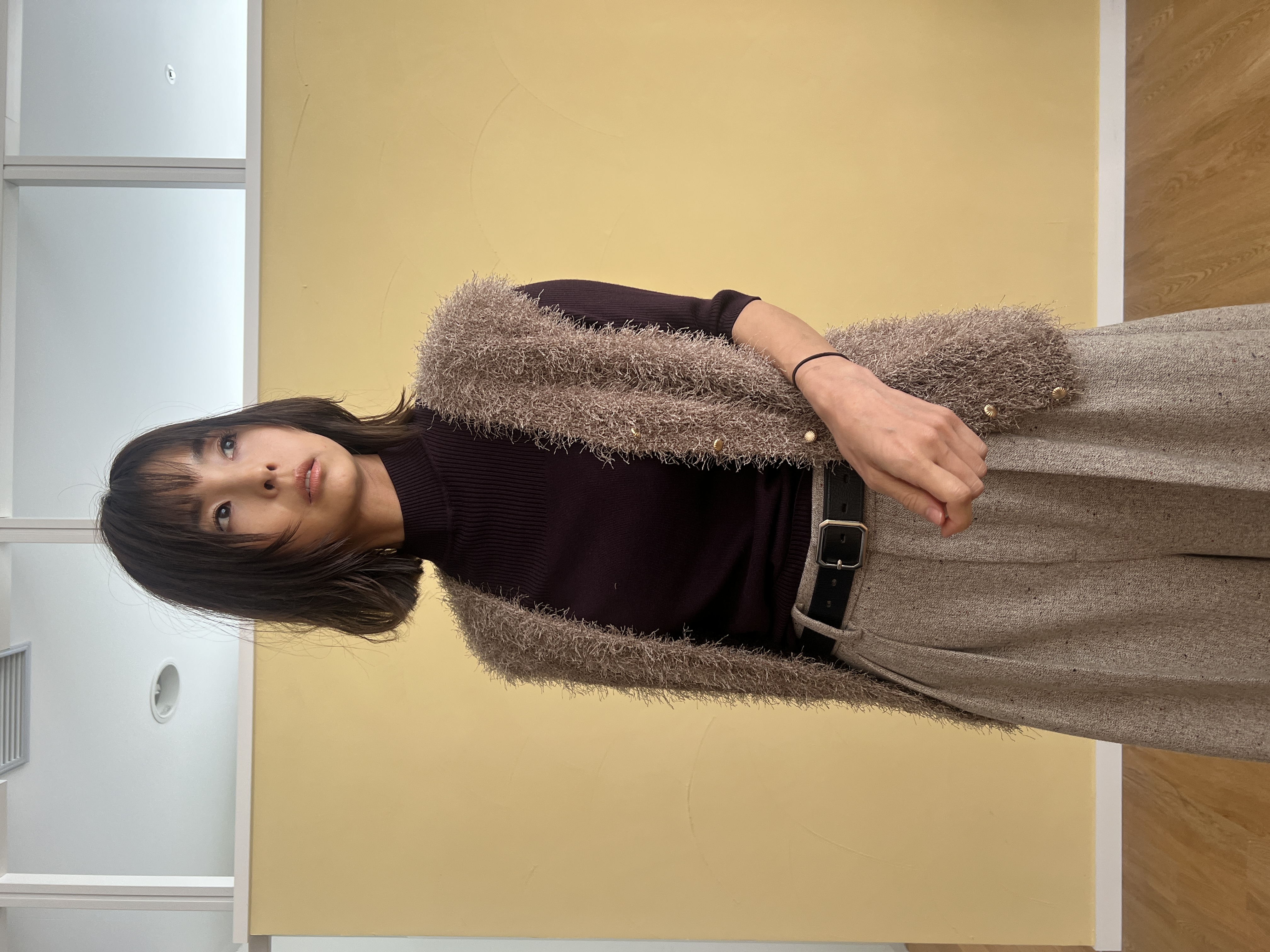 misaさんの「DRESSTERIOR｜【セットアップ可】ネップツイードバミューダパンツ」を使ったコーディネート