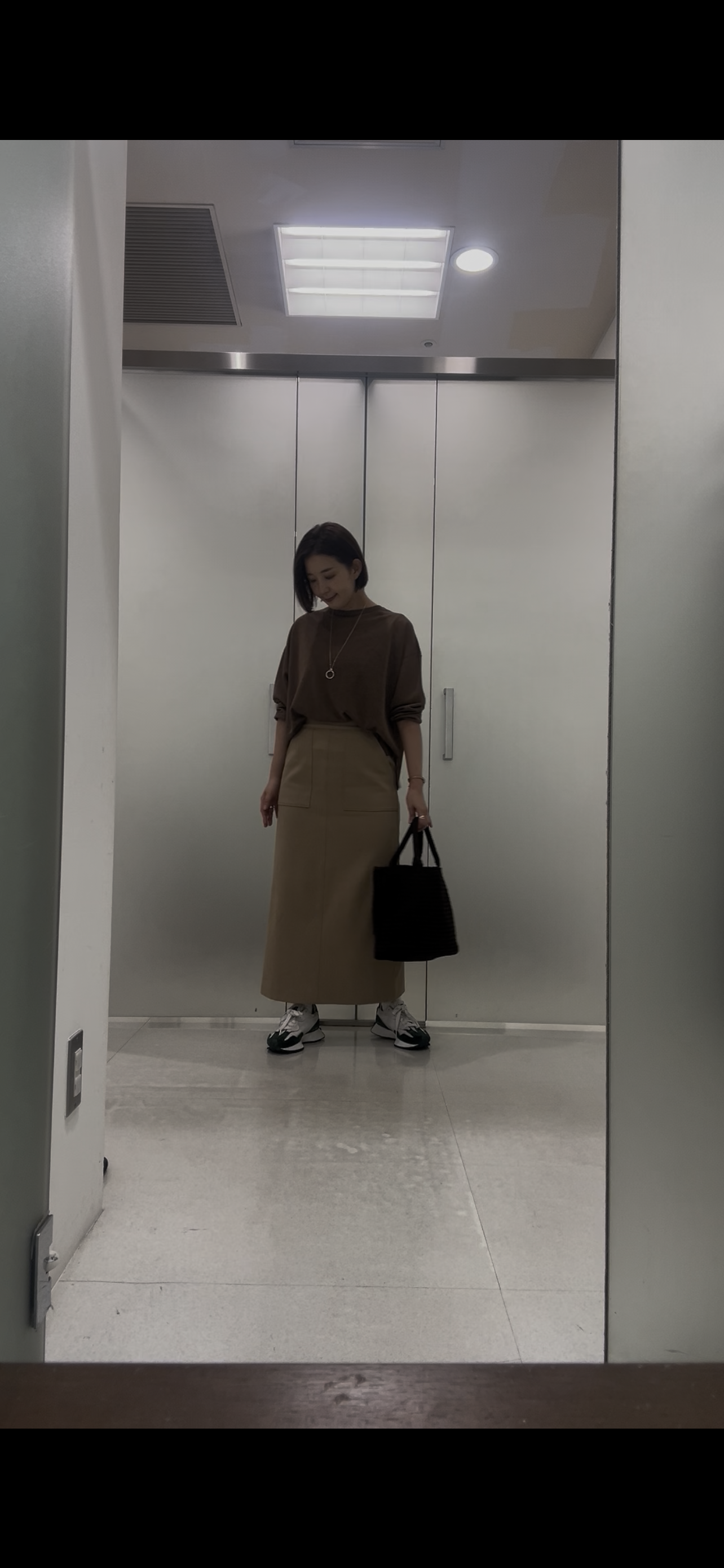 まどかさんの「UNTITLED｜【アンサンブル可/秋羽織り/シアー】前後2WAYカーディガン」を使ったコーディネート