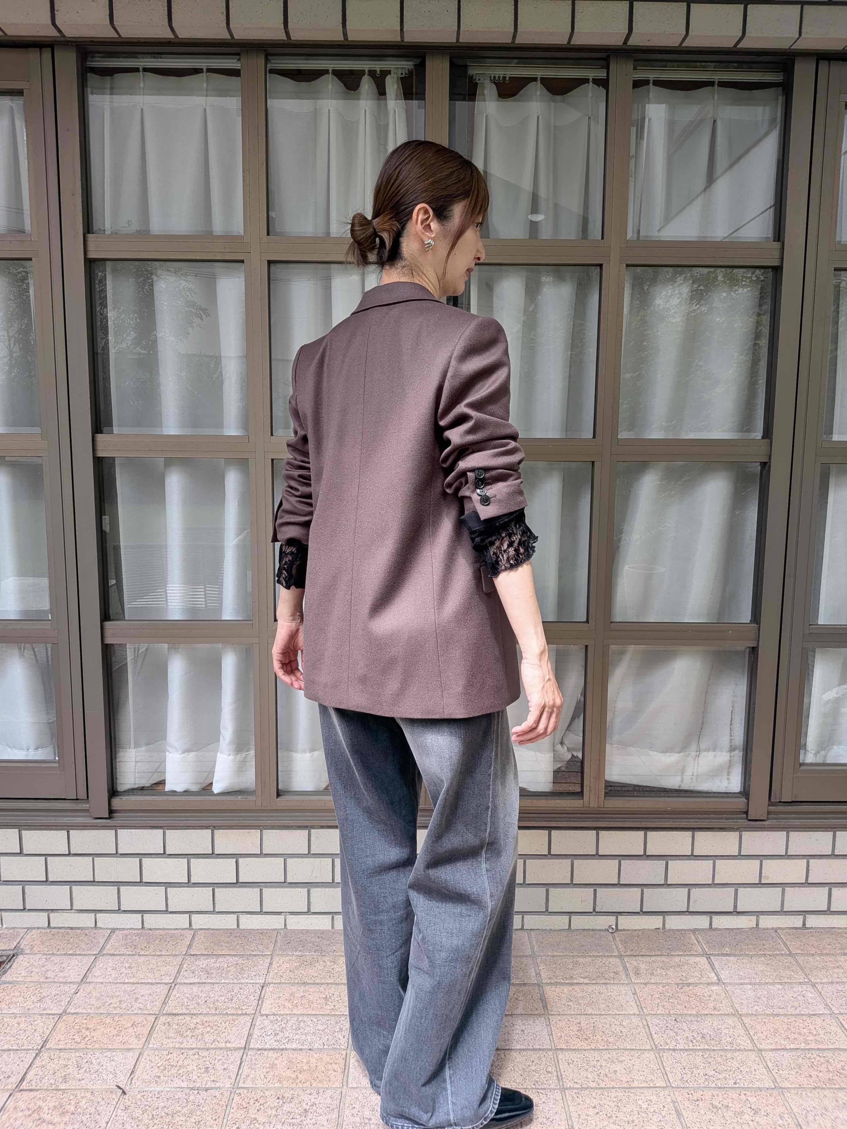KAYOさんの「UNTITLED｜【セットアップ可/秋羽織り】ウールダブルジャケット」を使ったコーディネート
