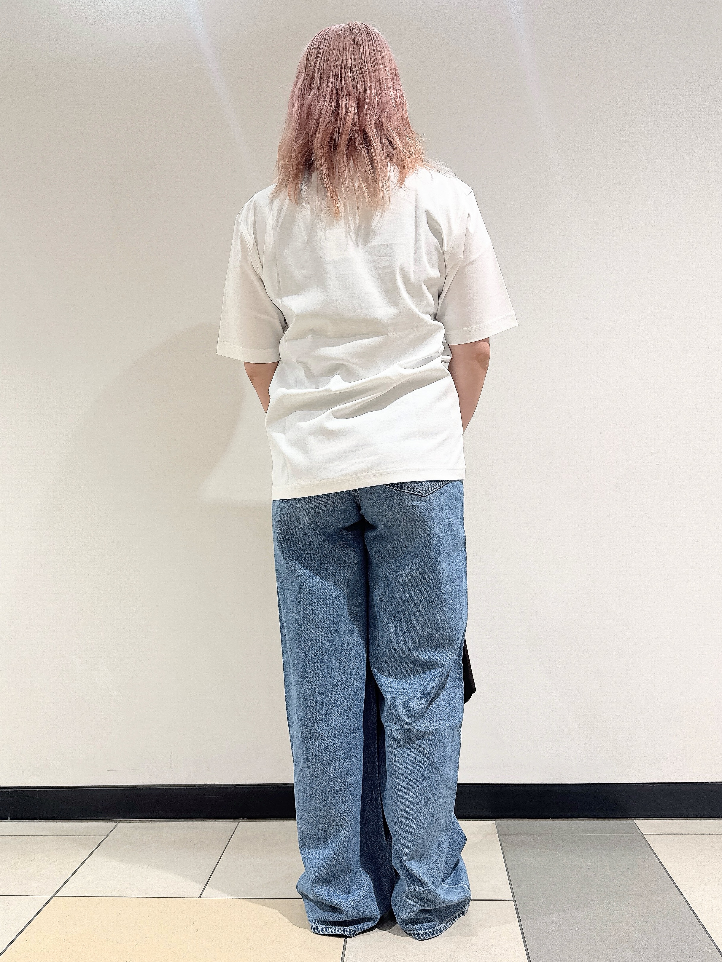 なかもとあきさんの「DRESSTERIOR｜【接触冷感／抗菌防臭／消臭】ICE CLEAR COTTON ミサイルキャットTシャツ」を使ったコーディネート