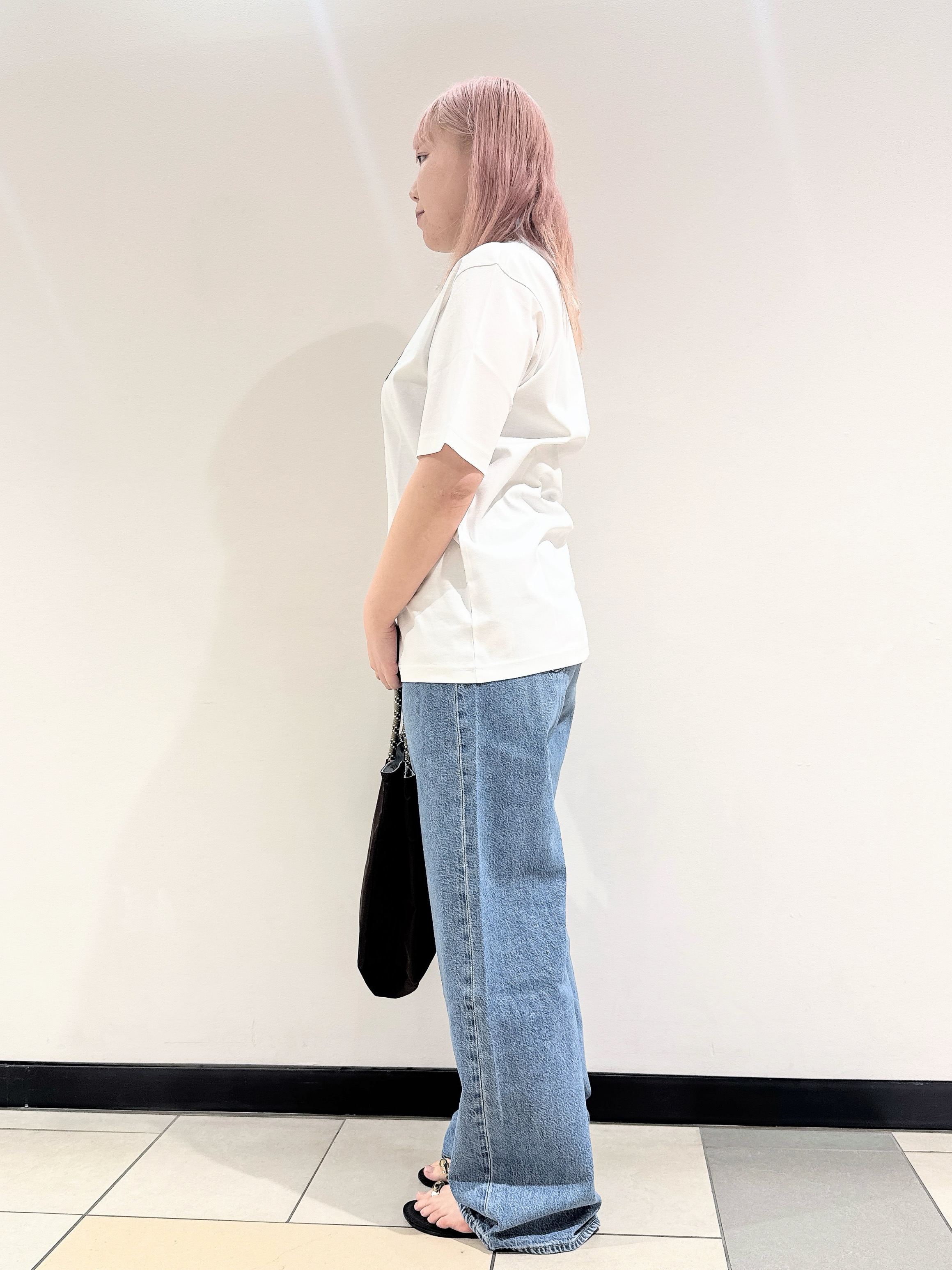 なかもとあきさんの「DRESSTERIOR｜【接触冷感／抗菌防臭／消臭】ICE CLEAR COTTON ミサイルキャットTシャツ」を使ったコーディネート