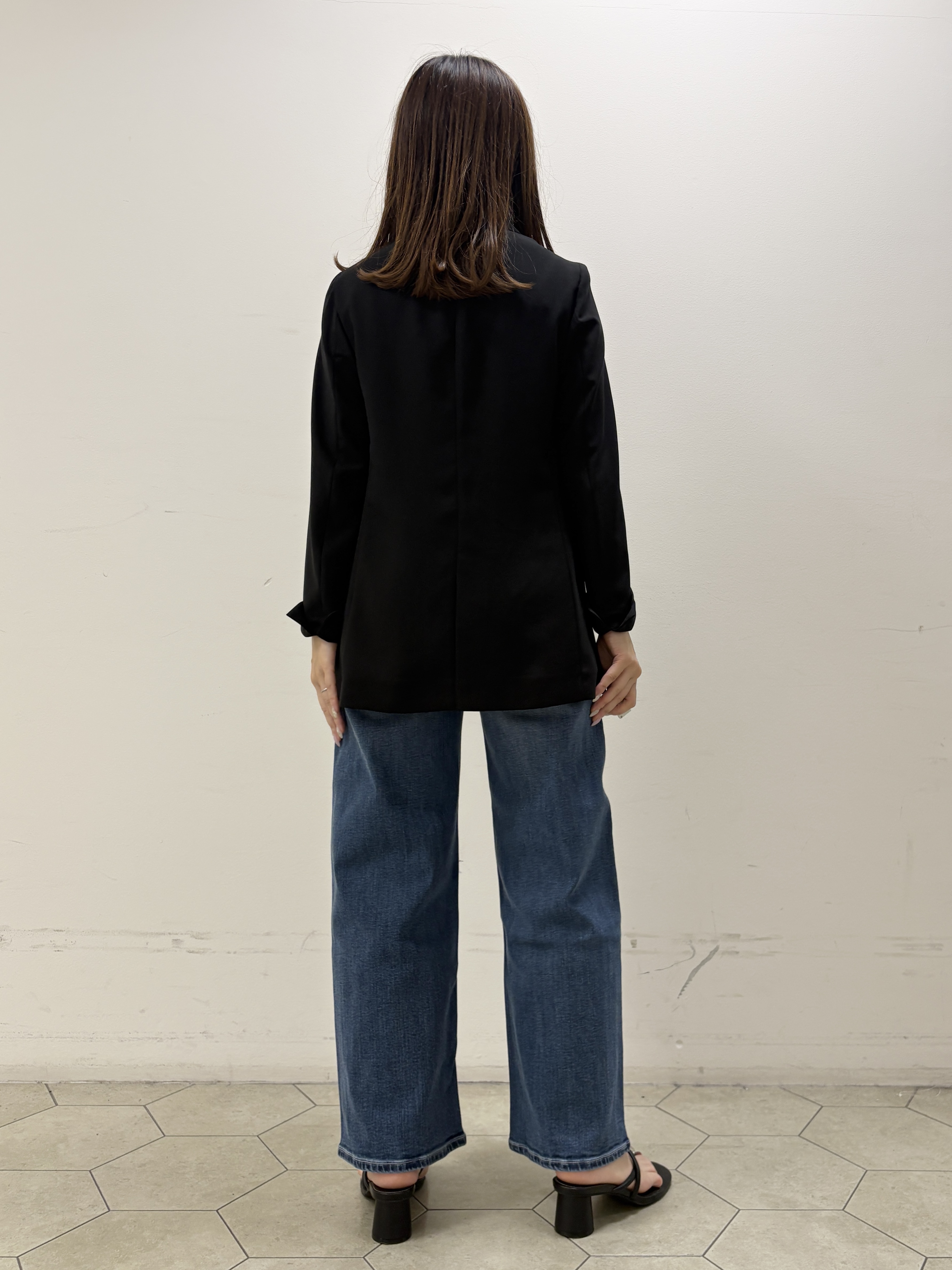 kahoさんの「INDIVI｜【初秋/UVケア/着る日傘】ダブルジャケット」を使ったコーディネート
