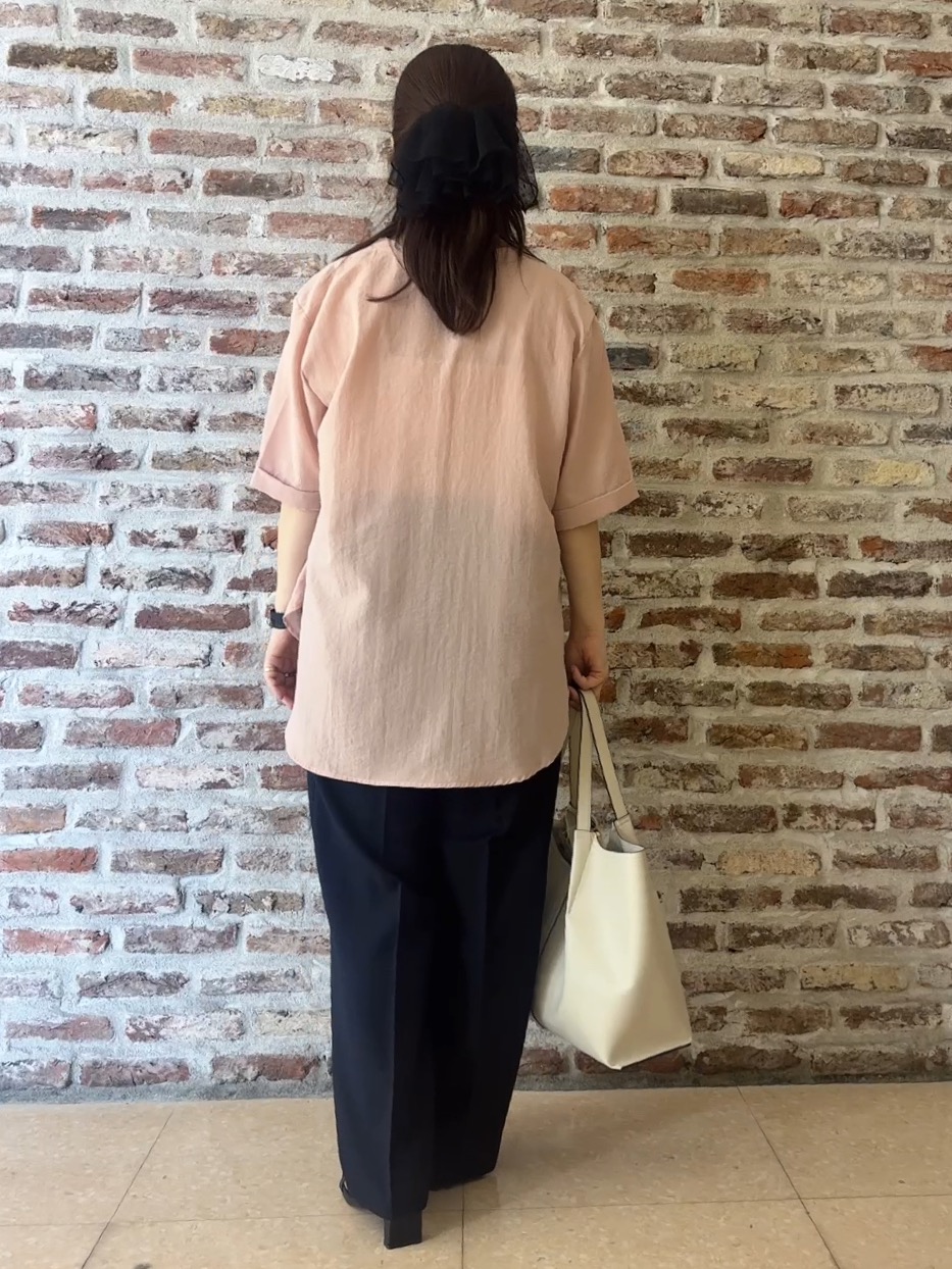 tokiさんの「THE SHOP TK｜【M-XL/秋始めにちょうどいい】細見え5分袖Wポケットシャツ」を使ったコーディネート