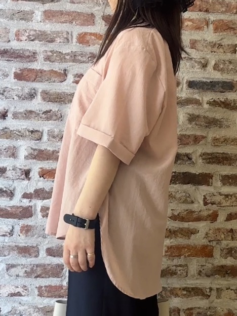 tokiさんの「THE SHOP TK｜【M-XL/秋始めにちょうどいい】細見え5分袖Wポケットシャツ」を使ったコーディネート