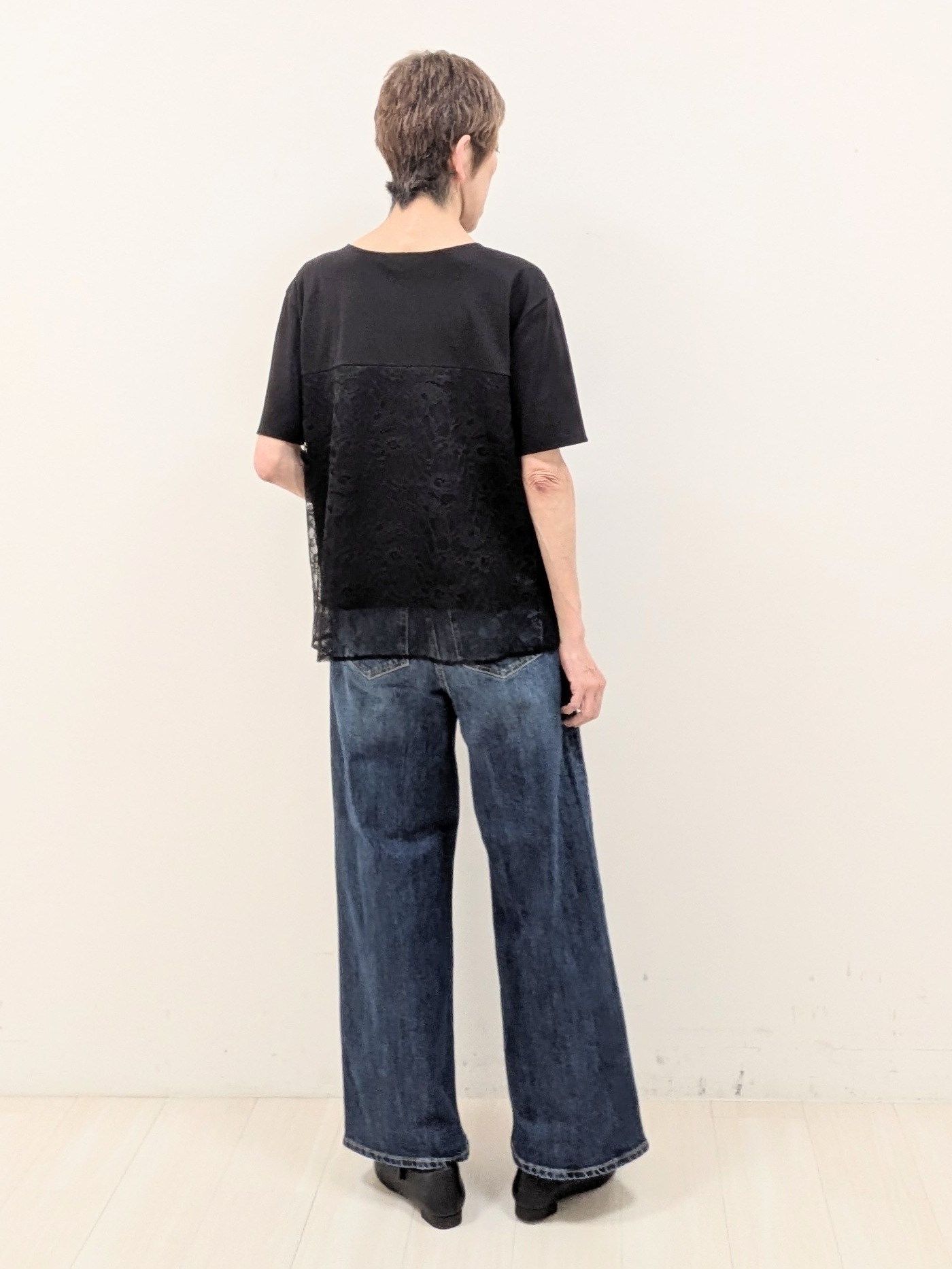 sachiさんの「Reflect｜【UVカット／接触冷感／手洗い可】ラッセルレースプルオーバー」を使ったコーディネート