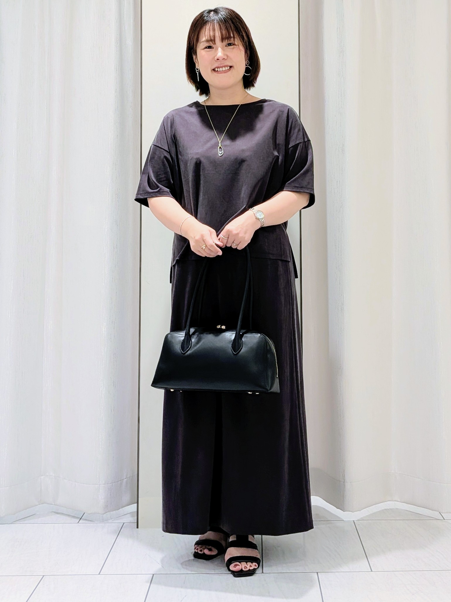 Onumaさんの「UNTITLED｜【きれいめTシャツ/セットアップ可】ヴィンテージライクプルオーバー」を使ったコーディネート