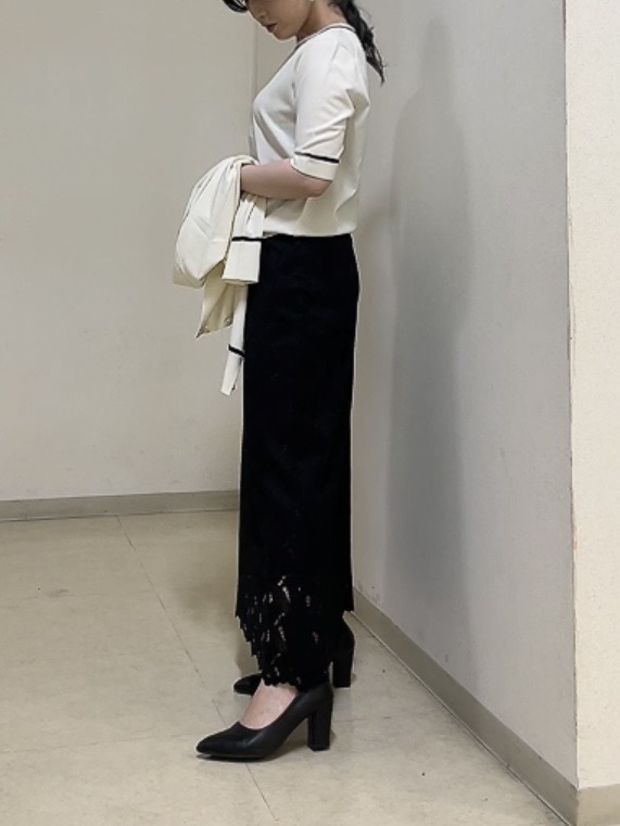 watanabeさんの「UNTITLED｜【アンサンブル可能/秋羽織り】コンパクトニットカーディガン」を使ったコーディネート