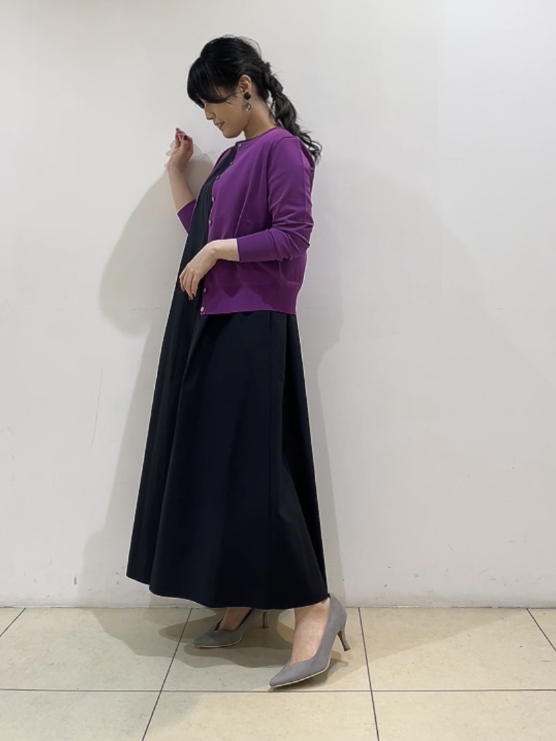 watanabeさんの「UNTITLED｜【アンサンブル可能/秋羽織り】コンパクトニットカーディガン」を使ったコーディネート