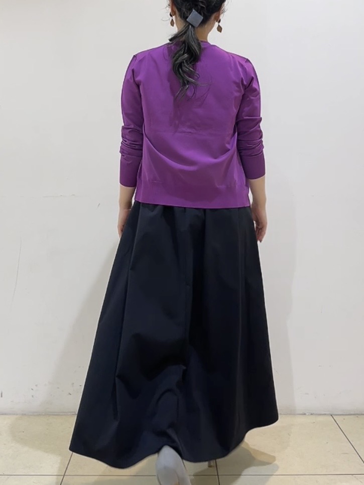 watanabeさんの「UNTITLED｜【アンサンブル可能/秋羽織り】コンパクトニットカーディガン」を使ったコーディネート