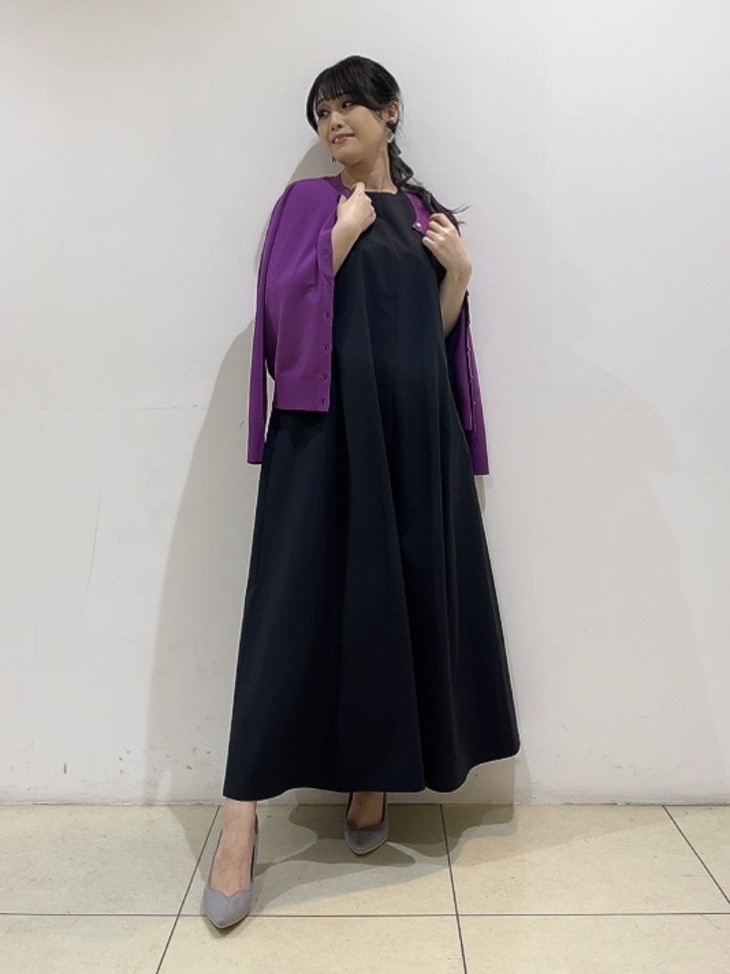 watanabeさんの「UNTITLED｜【アンサンブル可能/秋羽織り】コンパクトニットカーディガン」を使ったコーディネート
