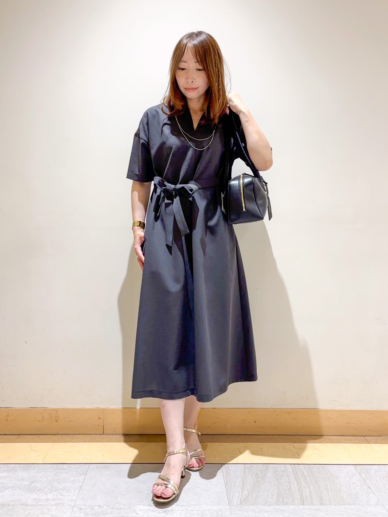 sattoさんの「UNTITLED｜【初秋も活躍/UVカット/接触冷感】エアリークールワンピース」を使ったコーディネート