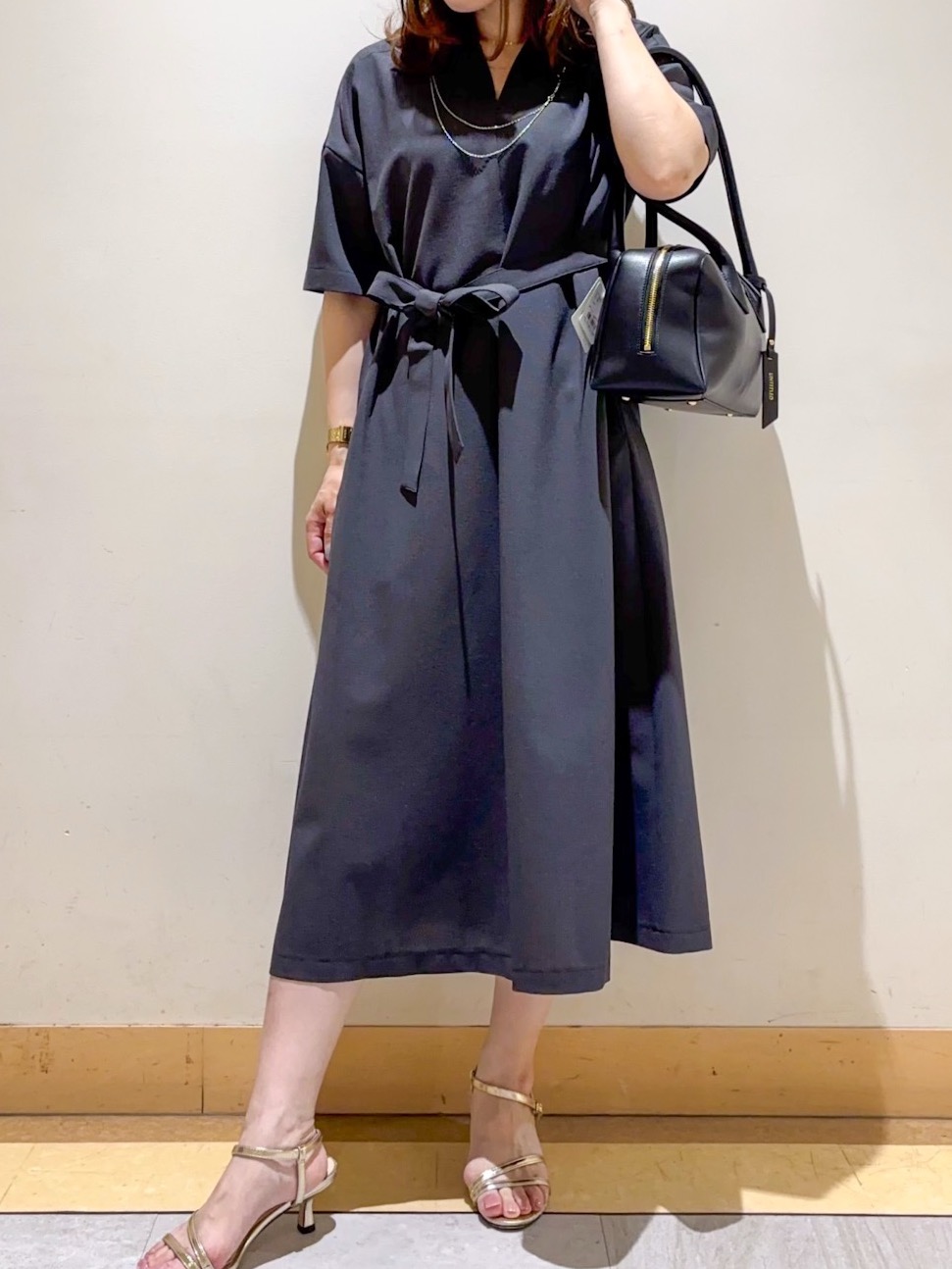 sattoさんの「UNTITLED｜【初秋も活躍/UVカット/接触冷感】エアリークールワンピース」を使ったコーディネート