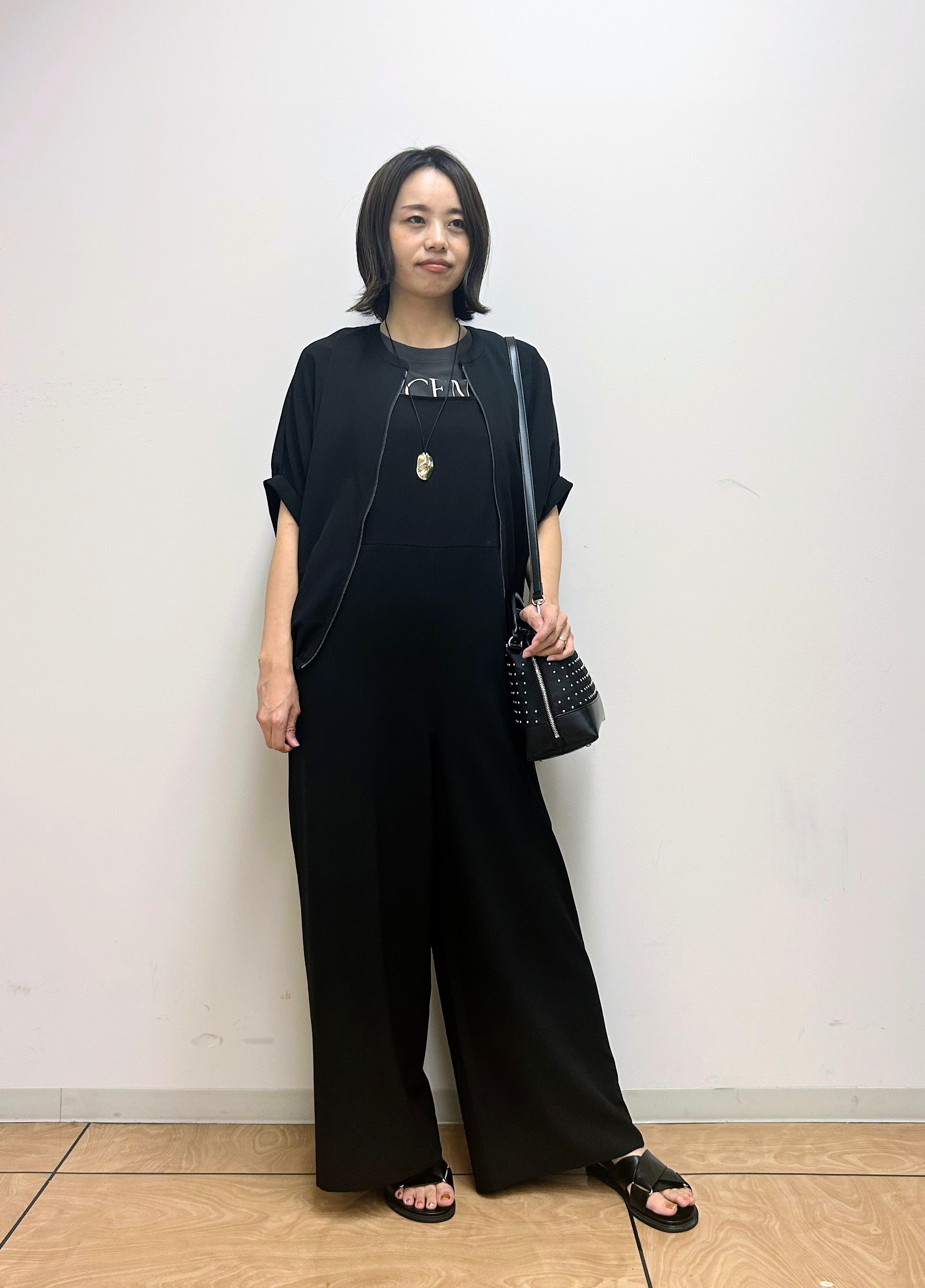 レイさんの「INDIVI｜【秋羽織り/着る日傘】ドルマンフォルムブルゾン」を使ったコーディネート