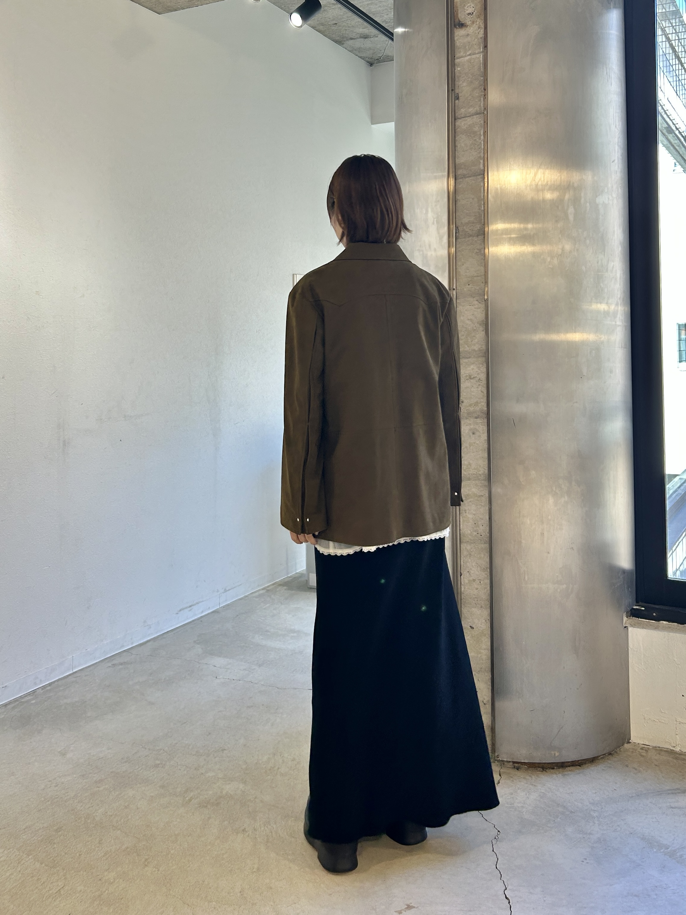 harunaさんの「CODE A｜soft suede－like jacket」を使ったコーディネート