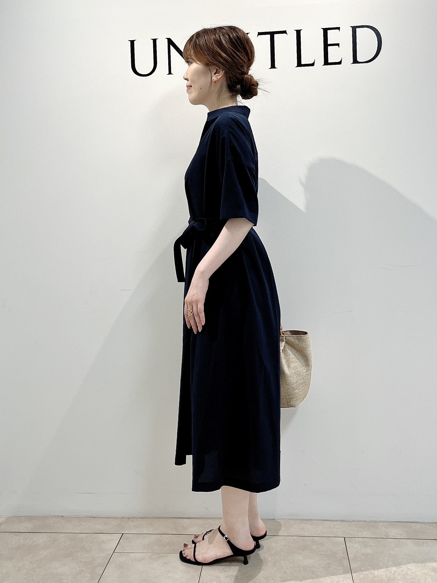 hayaさんの「UNTITLED｜【初秋も活躍/UVカット/接触冷感】エアリークールワンピース」を使ったコーディネート
