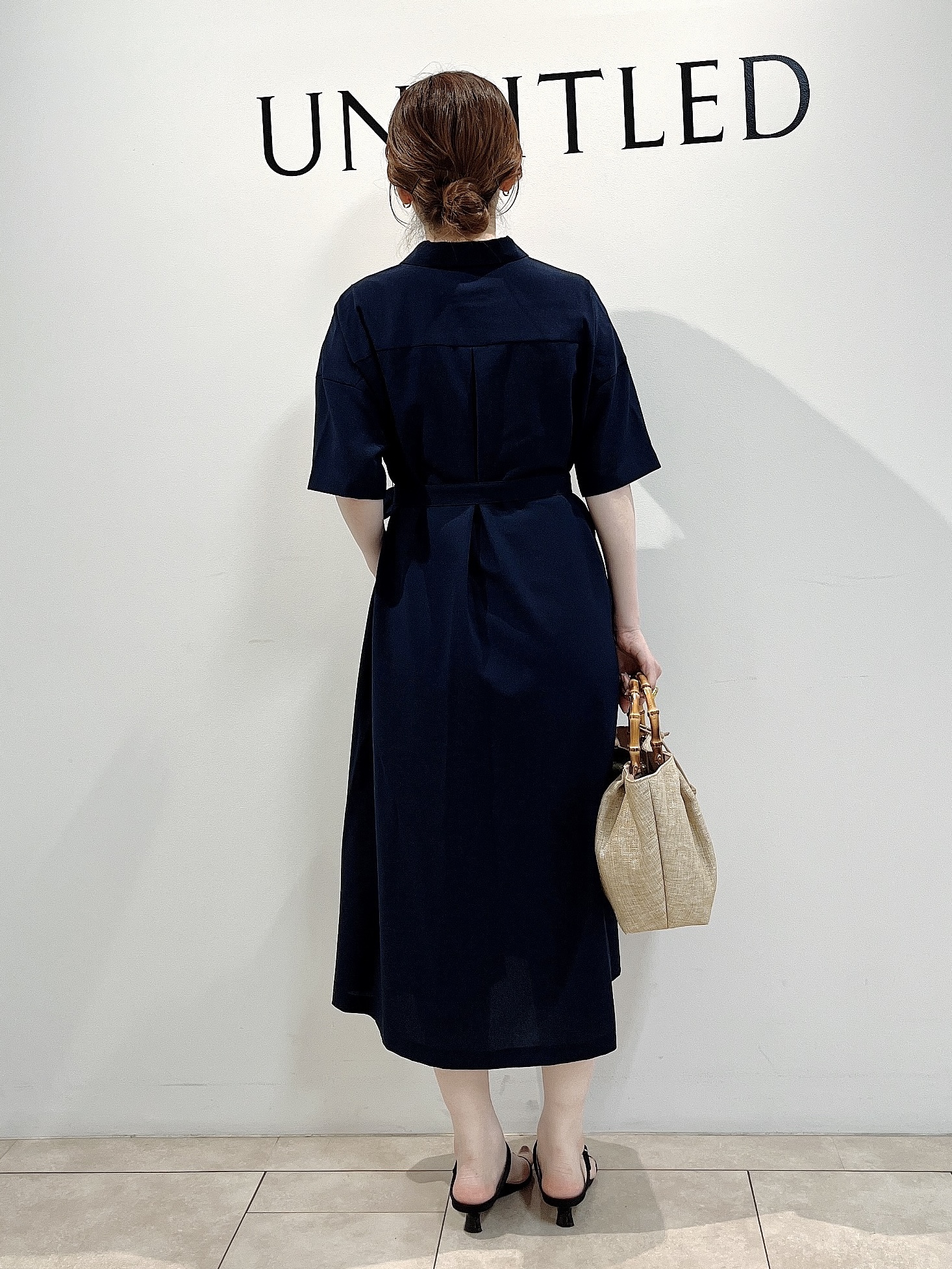 hayaさんの「UNTITLED｜【初秋も活躍/UVカット/接触冷感】エアリークールワンピース」を使ったコーディネート