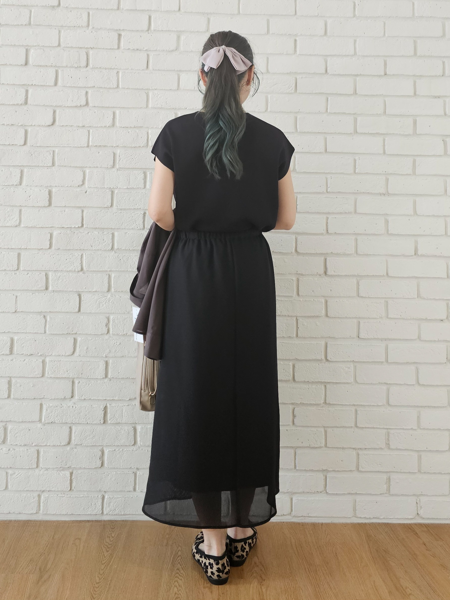 ゆゆさんの「SHOO･LA･RUE｜【通気性〇/S-LL/洗濯機可】羽織にも使いやすい きちんとベーシックシャツ」を使ったコーディネート