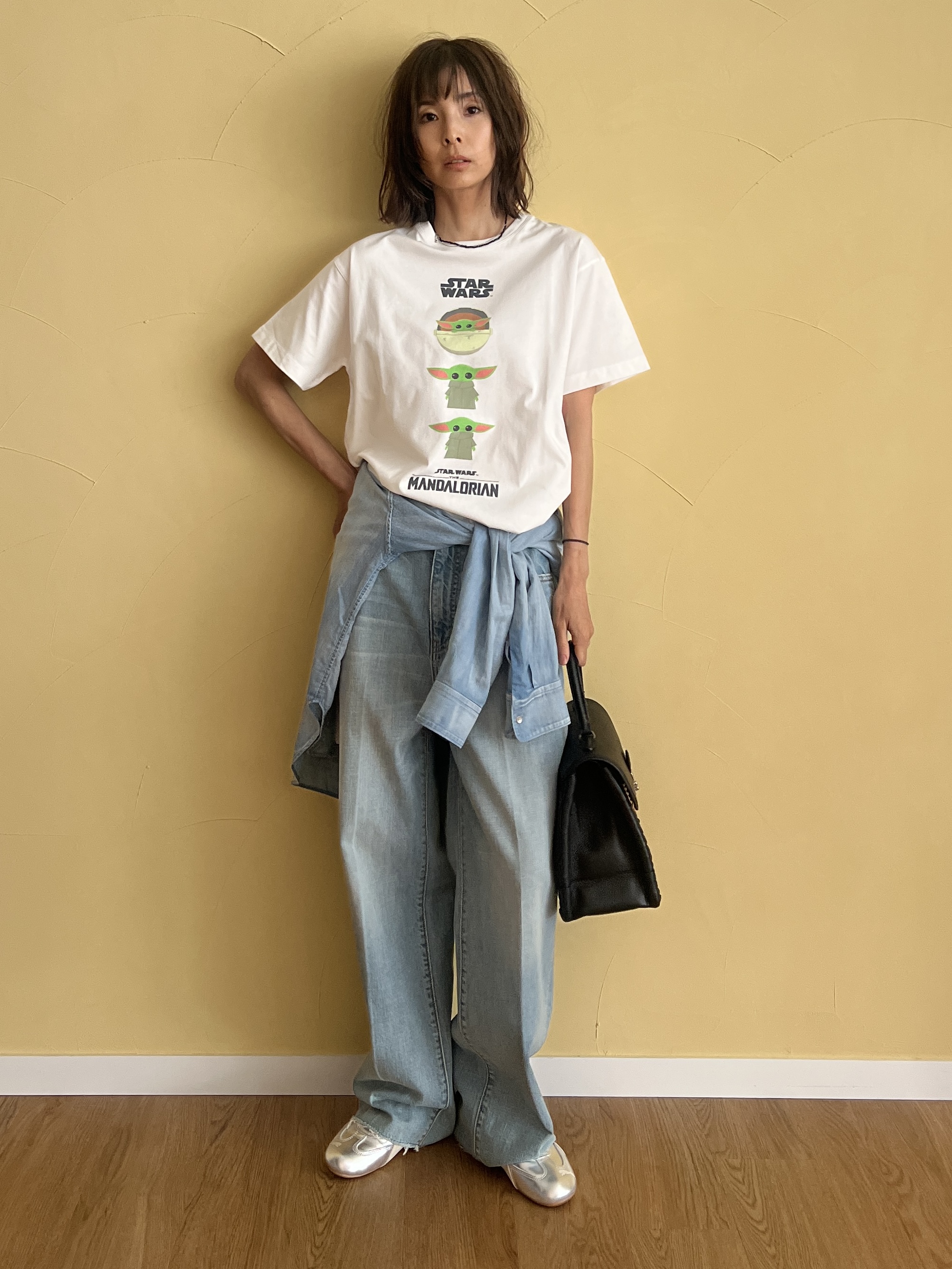 misaさんの「DRESSTERIOR｜STAR WARS グローグ グラフィックTシャツ」を使ったコーディネート