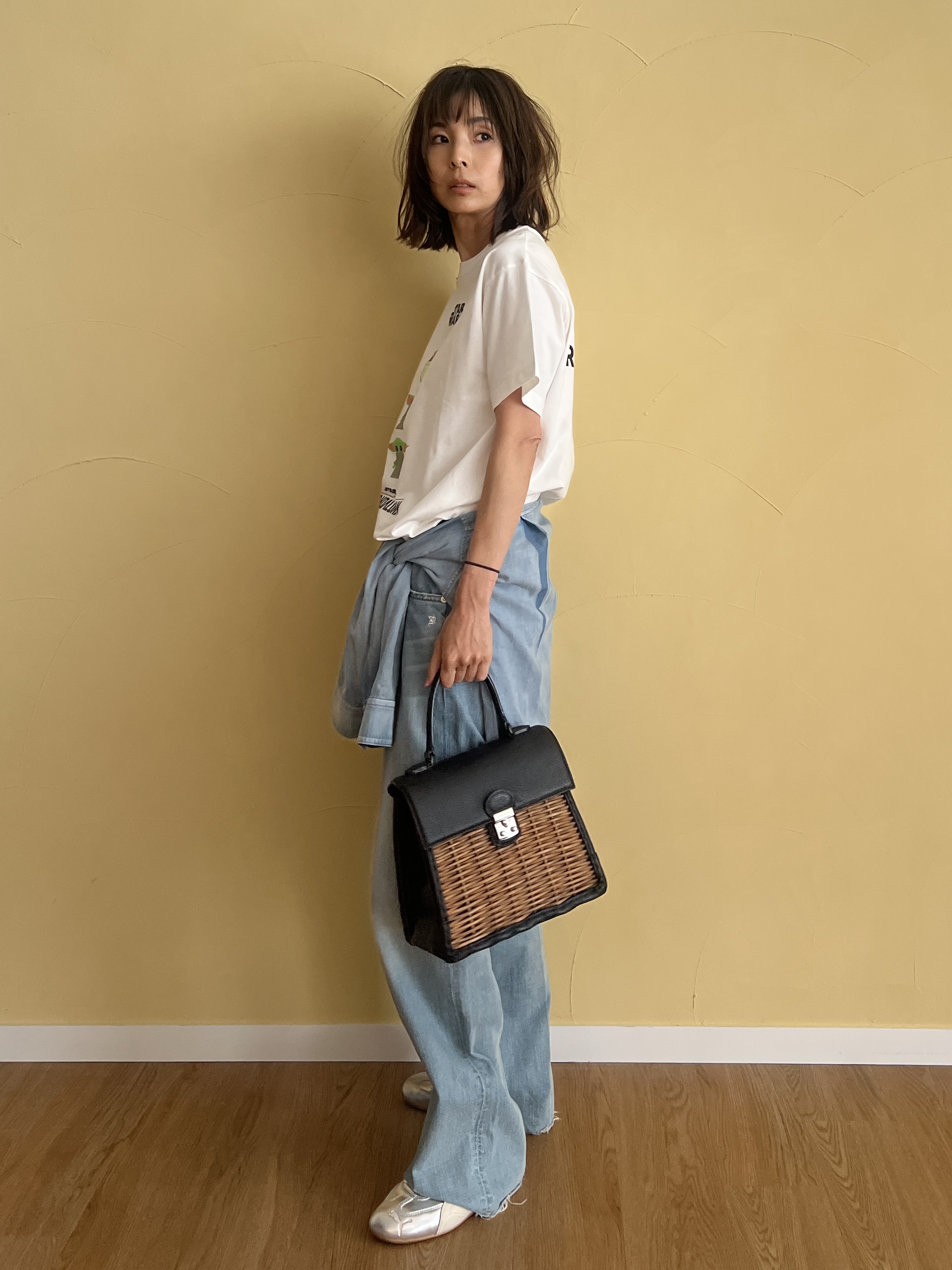 misaさんの「DRESSTERIOR｜STAR WARS グローグ グラフィックTシャツ」を使ったコーディネート