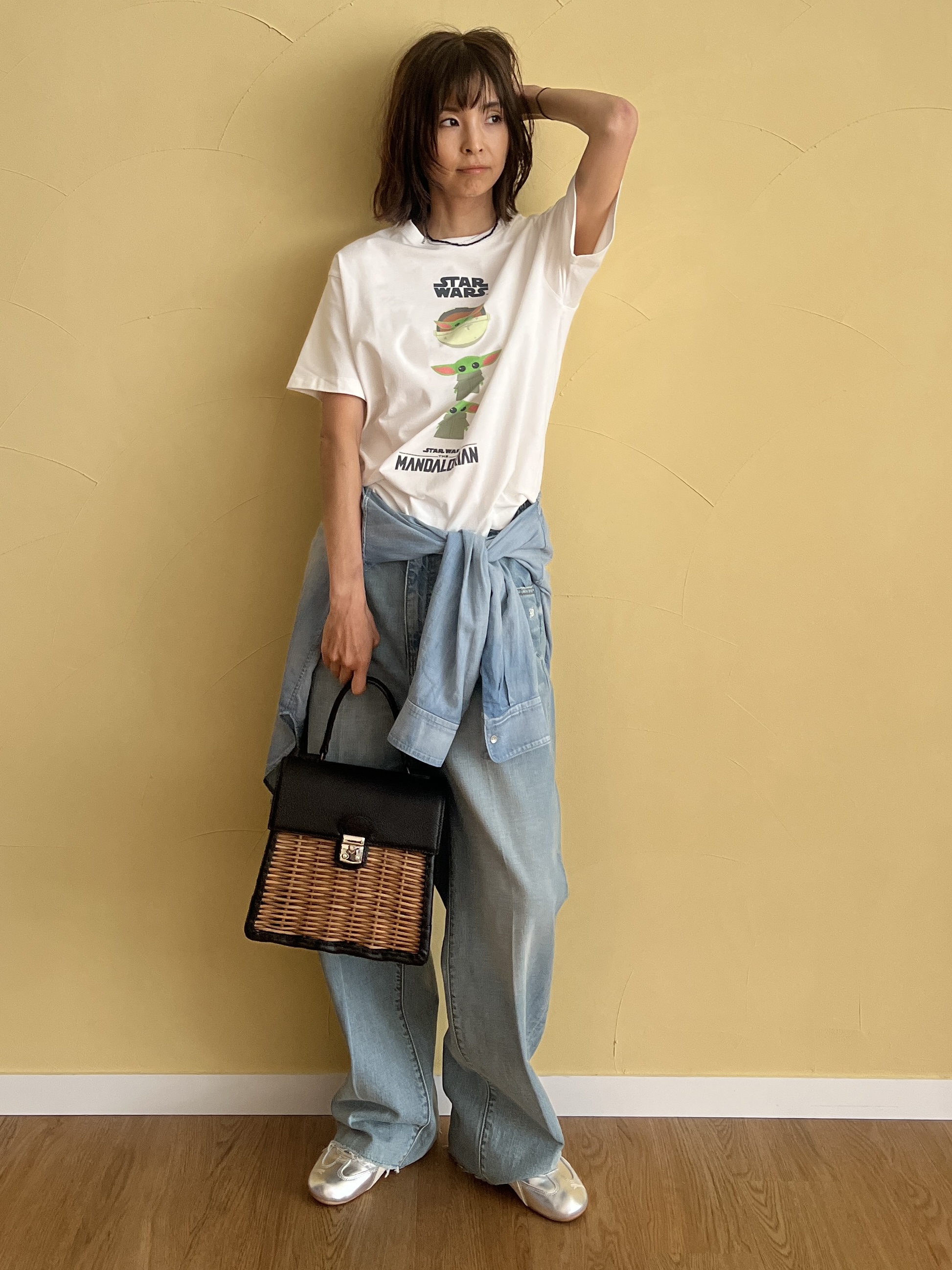 misaさんの「DRESSTERIOR｜STAR WARS グローグ グラフィックTシャツ」を使ったコーディネート