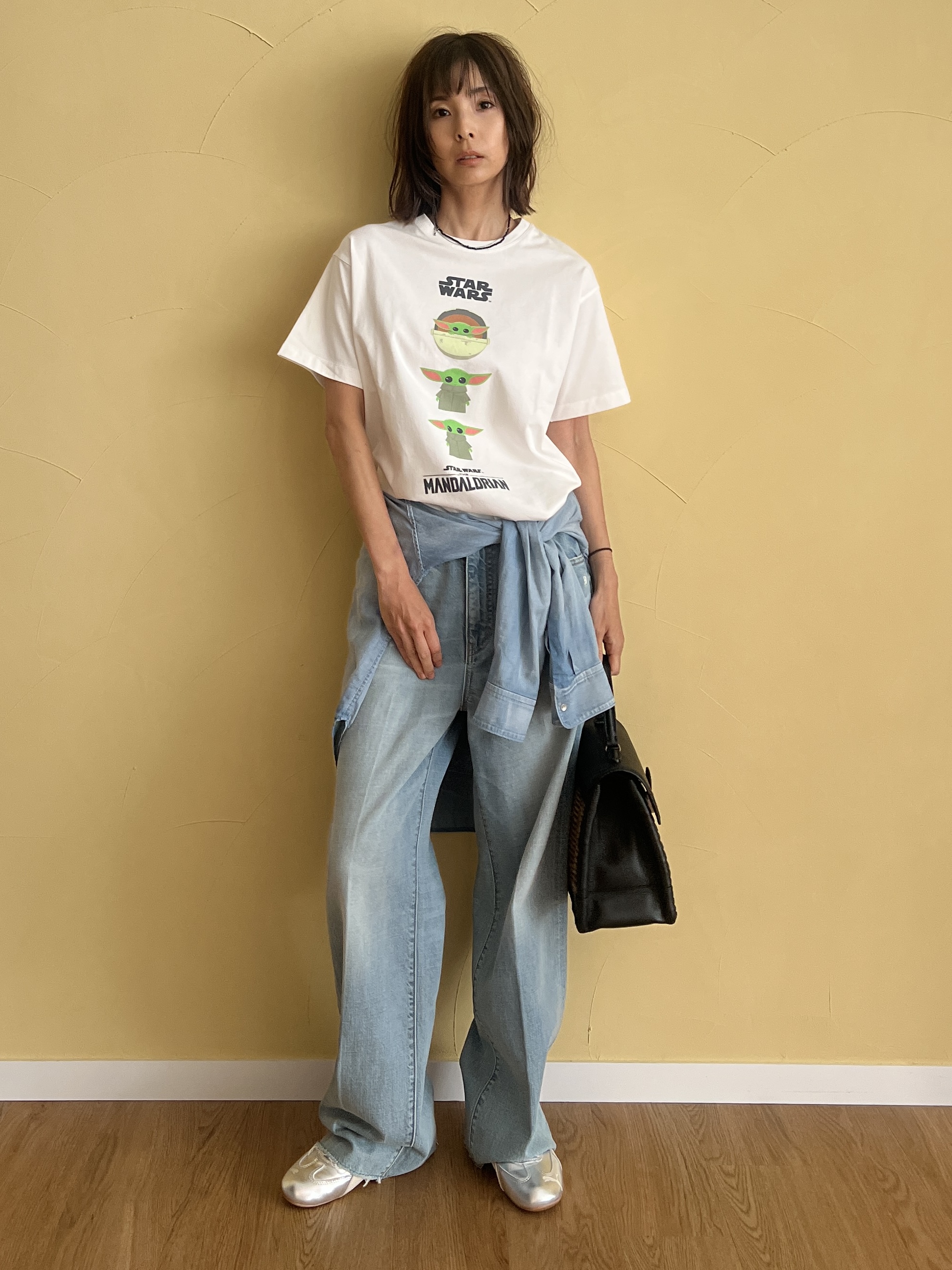 misaさんの「DRESSTERIOR｜STAR WARS グローグ グラフィックTシャツ」を使ったコーディネート