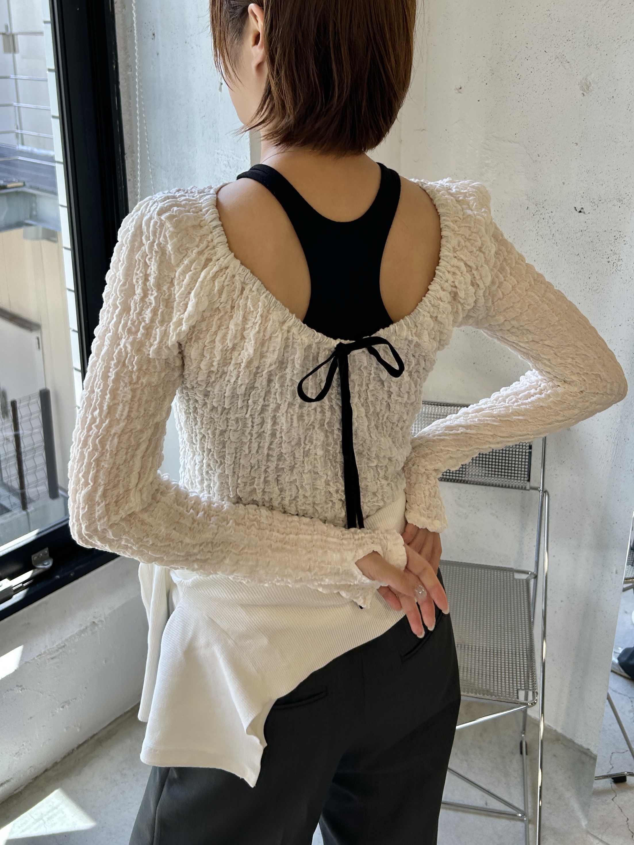 harunaさんの「CODE A｜【Re】【Cup-in】design cut tank」を使ったコーディネート