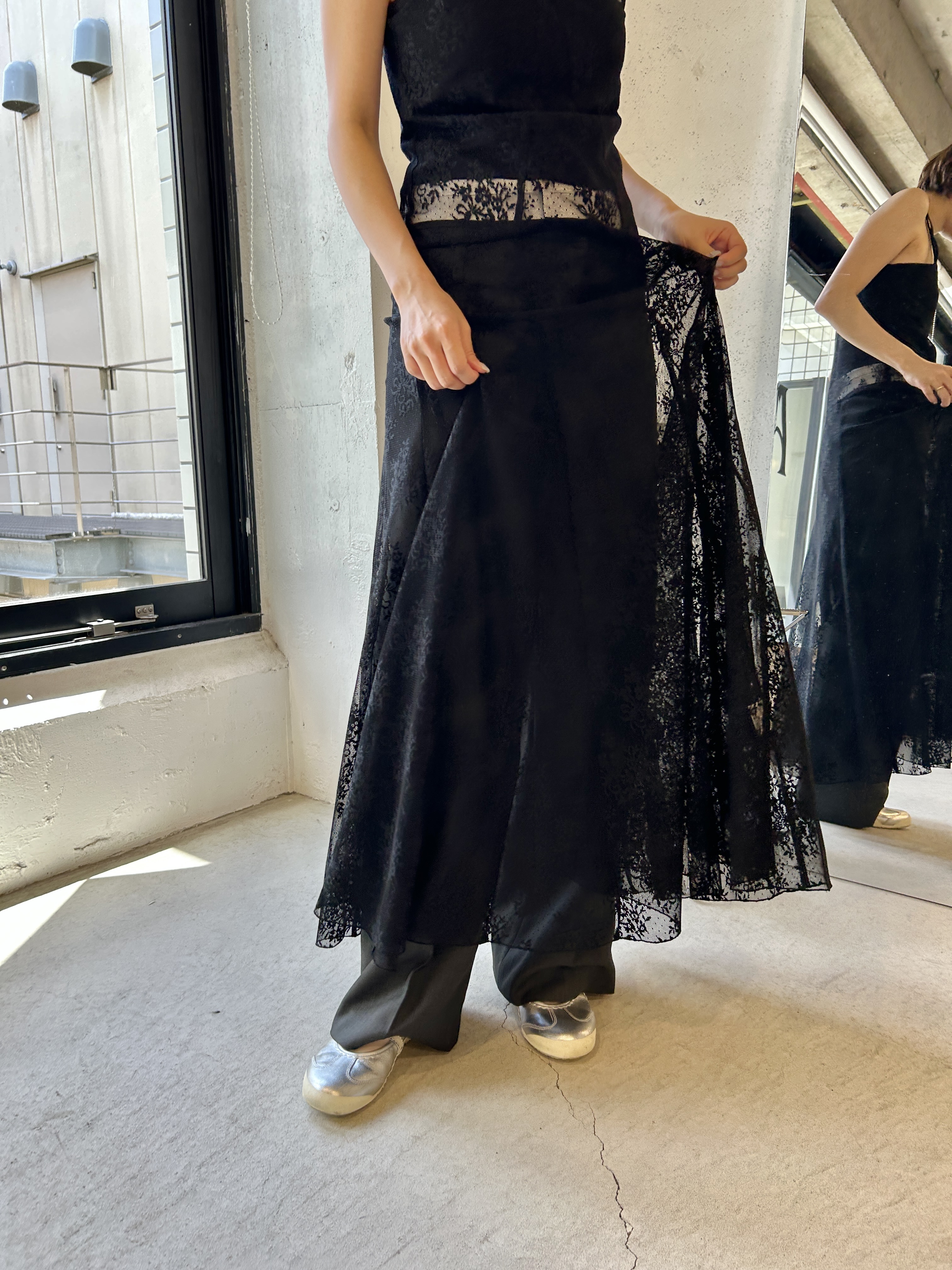 harunaさんの「CODE A｜turn up chic trousers」を使ったコーディネート