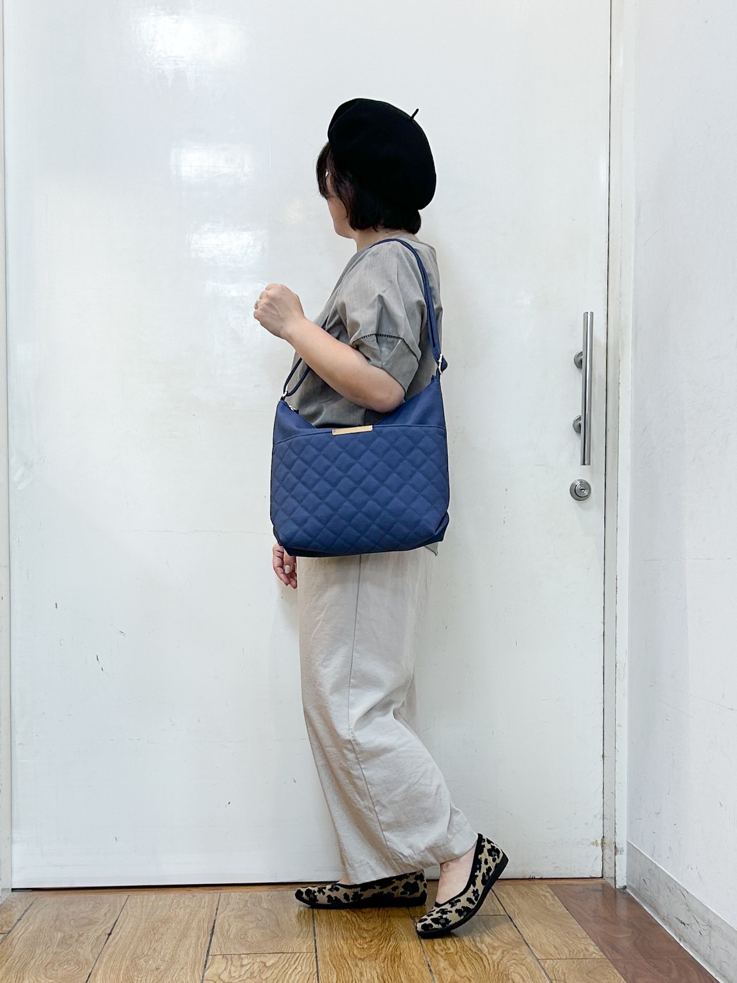haruさんの「SHOO･LA･RUE｜【洗濯後しわになりにくい/インせずきまる】シンプルだけど女性らしい 麻調スキッパーブラウス」を使ったコーディネート