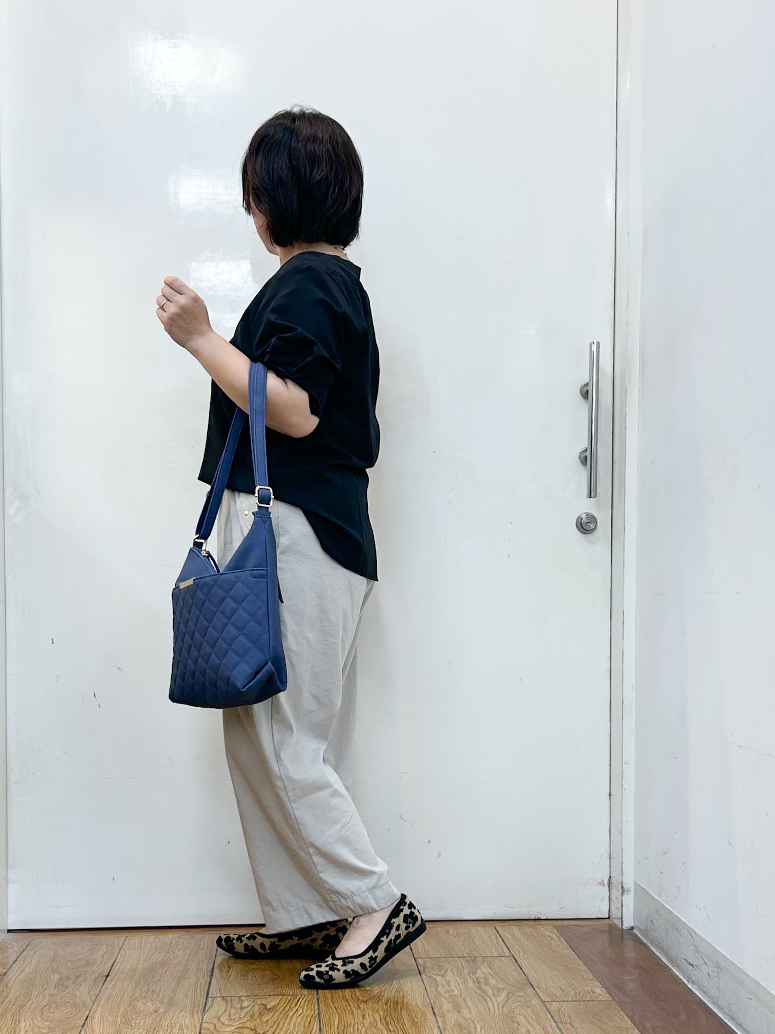 haruさんの「SHOO･LA･RUE｜【洗濯後しわになりにくい/インせずきまる】シンプルだけど女性らしい 麻調スキッパーブラウス」を使ったコーディネート