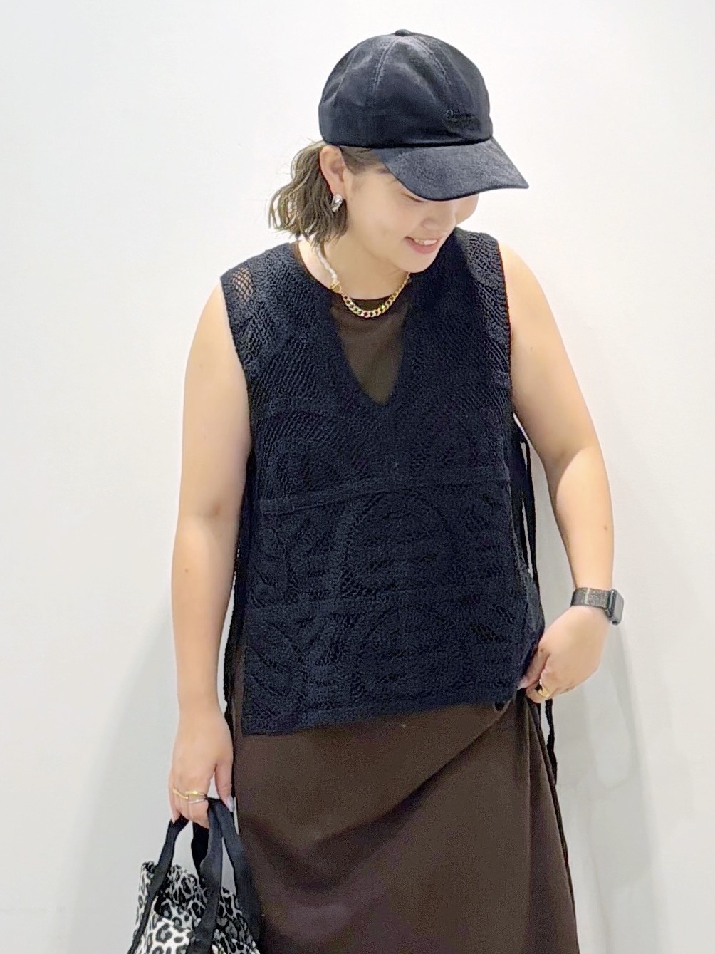 sumicaさんの「OPAQUE.CLIP｜【接触冷感】カットソーワンピース《洗濯機OK》」を使ったコーディネート