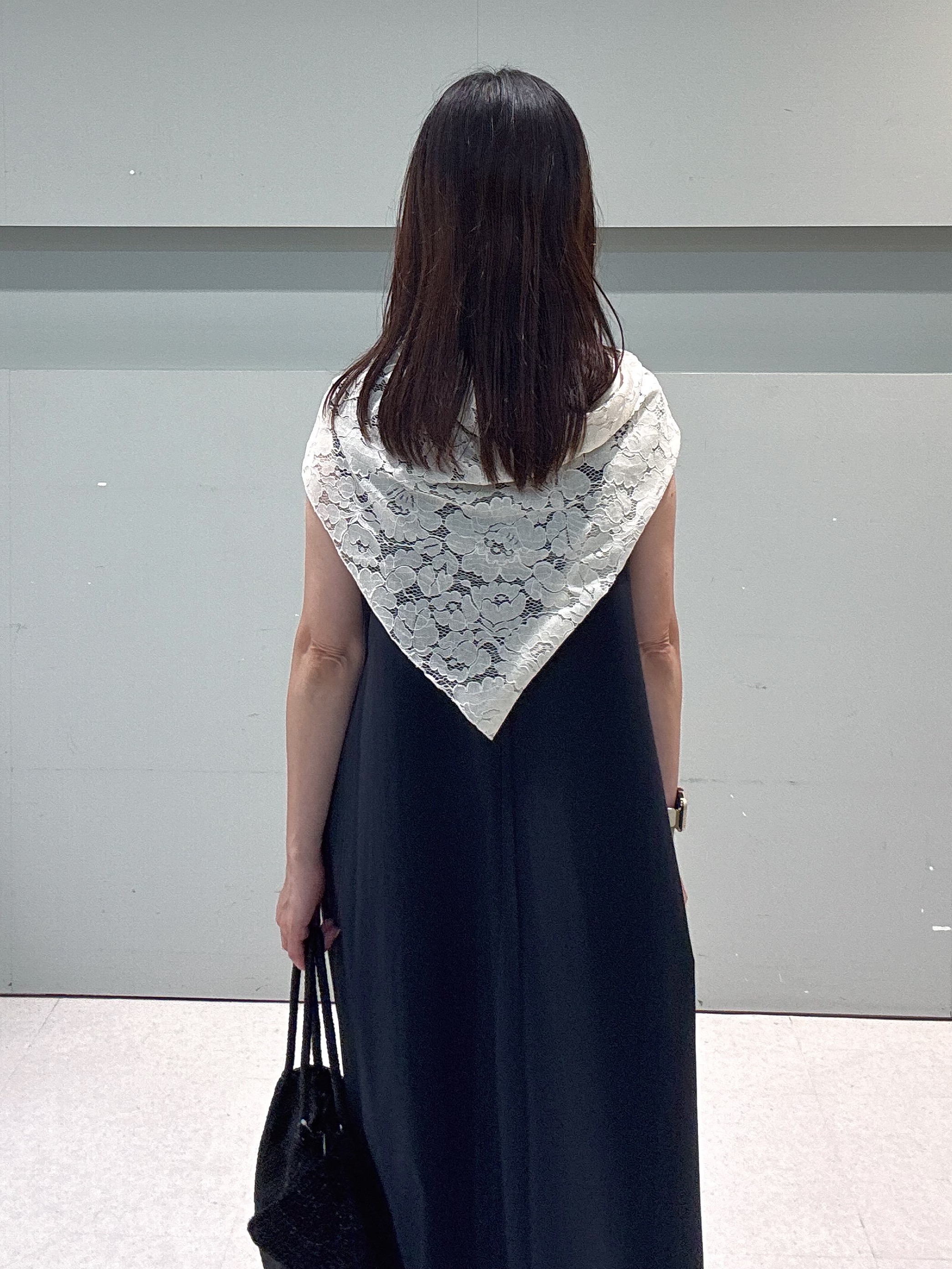 makiさんの「UNTITLED｜【残暑も快適/接触冷感/UVカット/吸水速乾】Aラインロングワンピース」を使ったコーディネート
