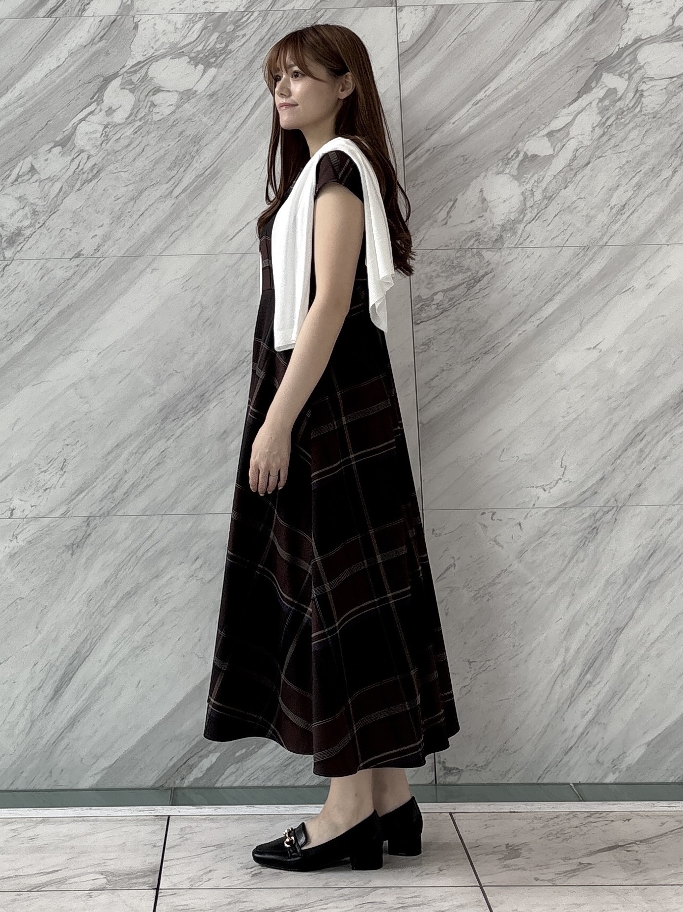 sayaさんの「grove｜高評価！【UVカット】ベーシックショートカーディガン」を使ったコーディネート