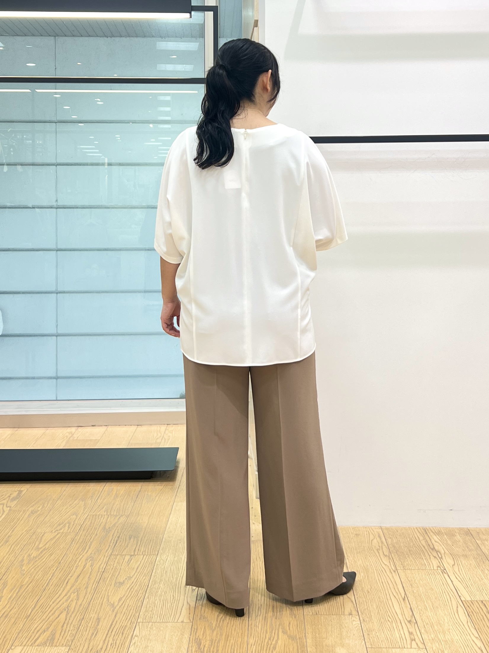 shimaさんの「INDIVI｜【初秋/UVケア/着る日傘】ダブルジャケット」を使ったコーディネート