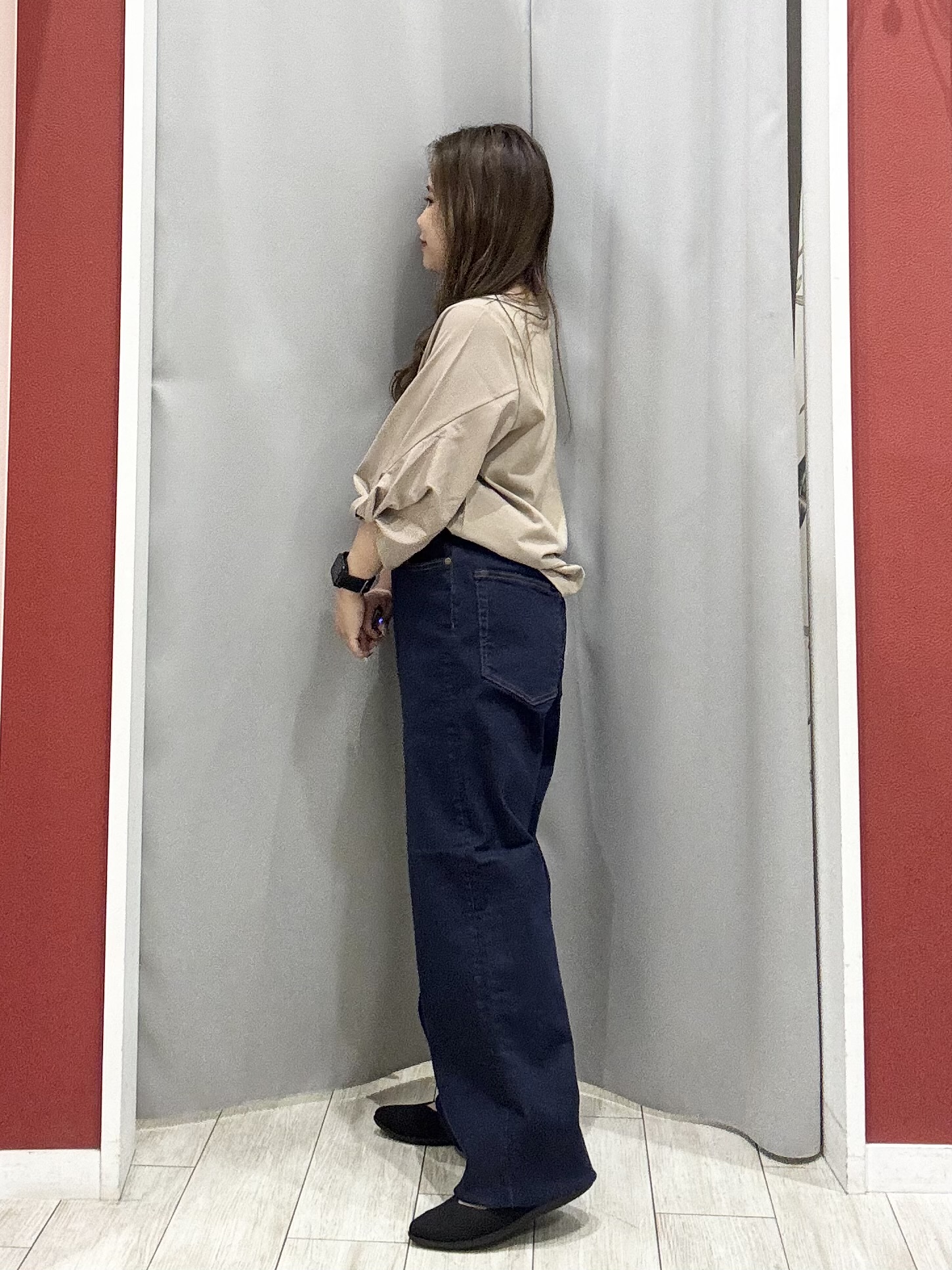 shioさんの「SHOO･LA･RUE｜【S-LL/洗濯機可/二の腕カバー】楽に上品見え ツイストスリーブトップス」を使ったコーディネート
