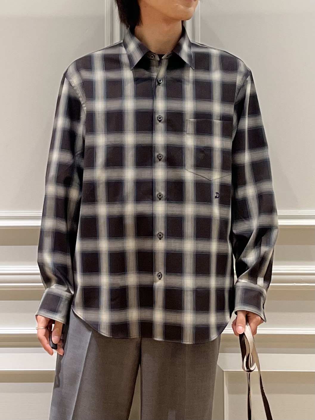 Watanabeさんの「DRESSTERIOR｜【日本製】オンブレーチェックシャツ」を使ったコーディネート