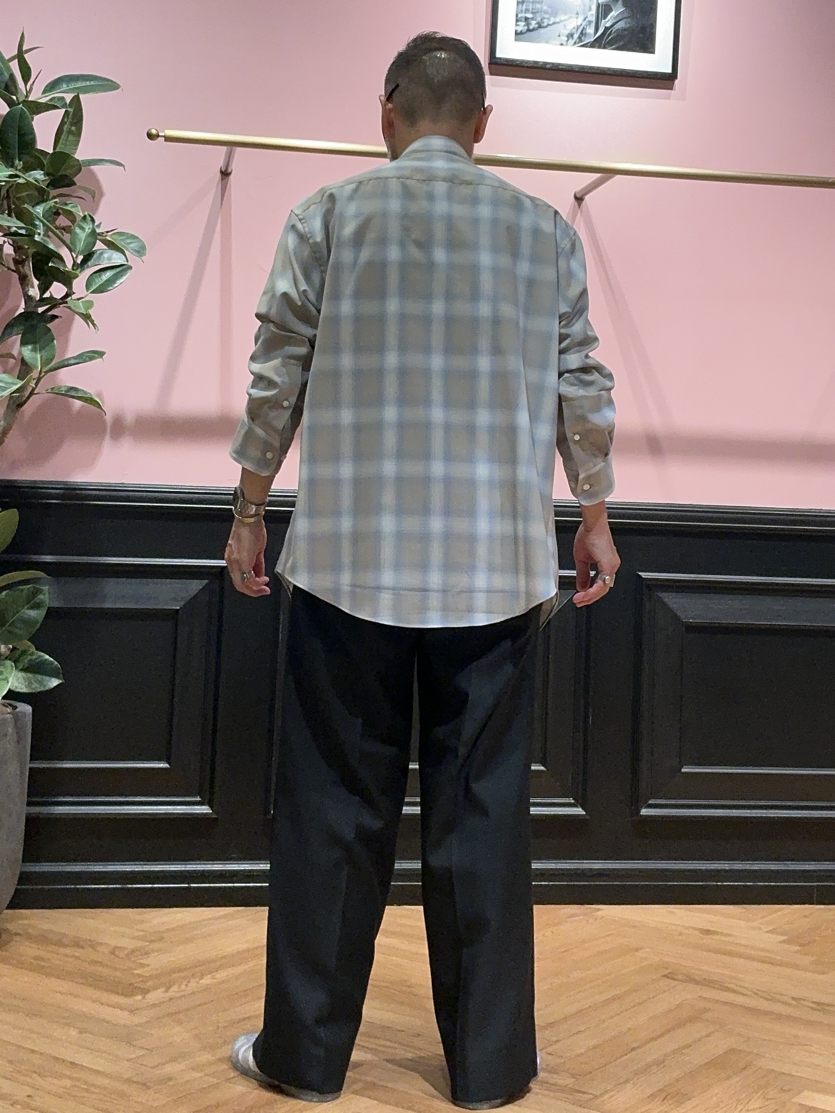 torigoeさんの「DRESSTERIOR｜【日本製】オンブレーチェックシャツ」を使ったコーディネート