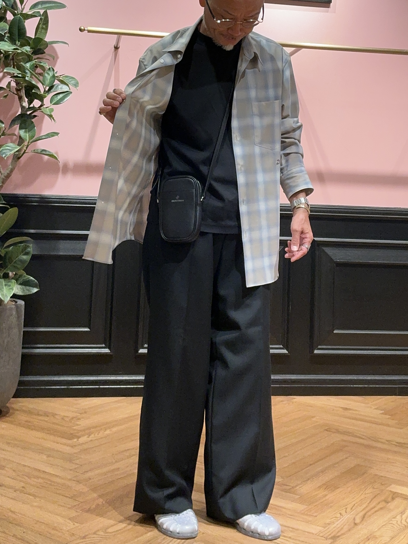 torigoeさんの「DRESSTERIOR｜【日本製】オンブレーチェックシャツ」を使ったコーディネート