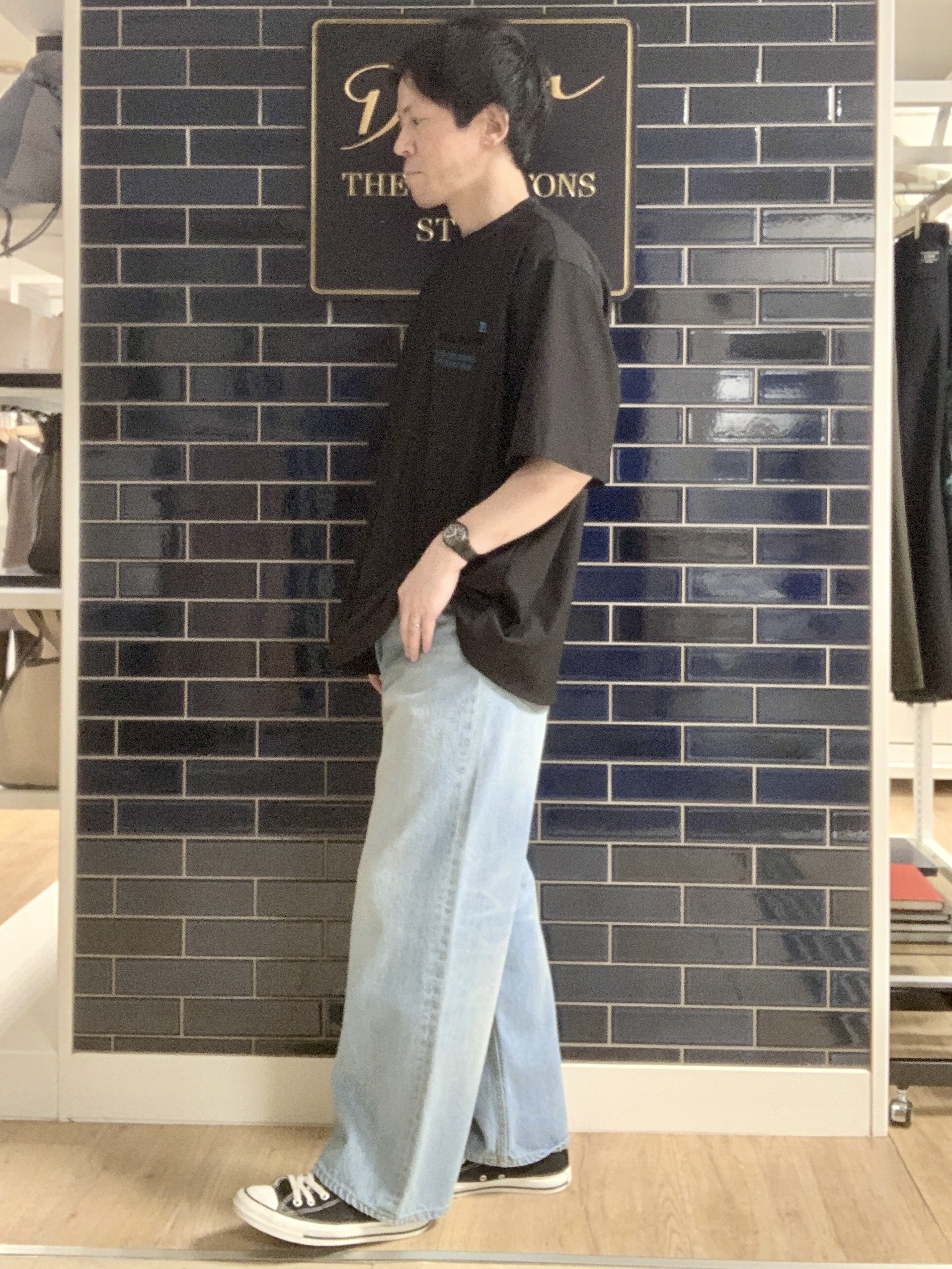 Takaさんの「Dessin｜【吸水速乾/UVカット】メッシュ素材 スポーティTシャツ」を使ったコーディネート