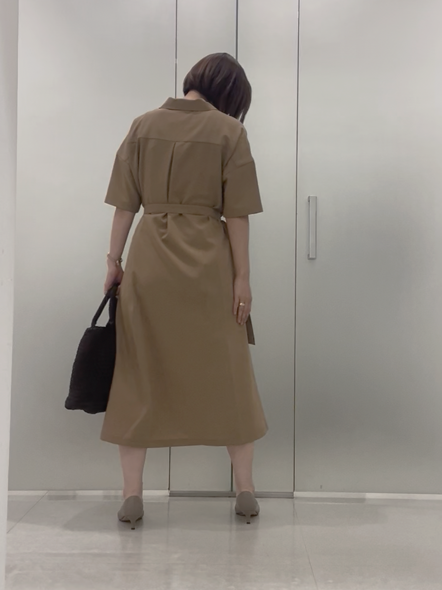 まどかさんの「UNTITLED｜【残暑も快適/UVカット/接触冷感】エアリークールワンピース」を使ったコーディネート