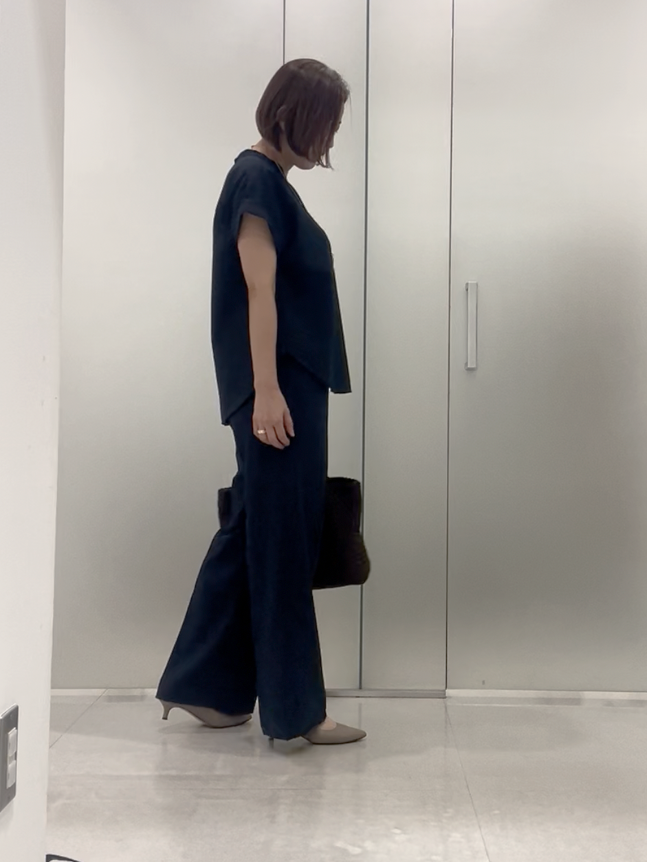 まどかさんの「UNTITLED｜【セットアップ可/UVカット】エアリークールブラウス」を使ったコーディネート