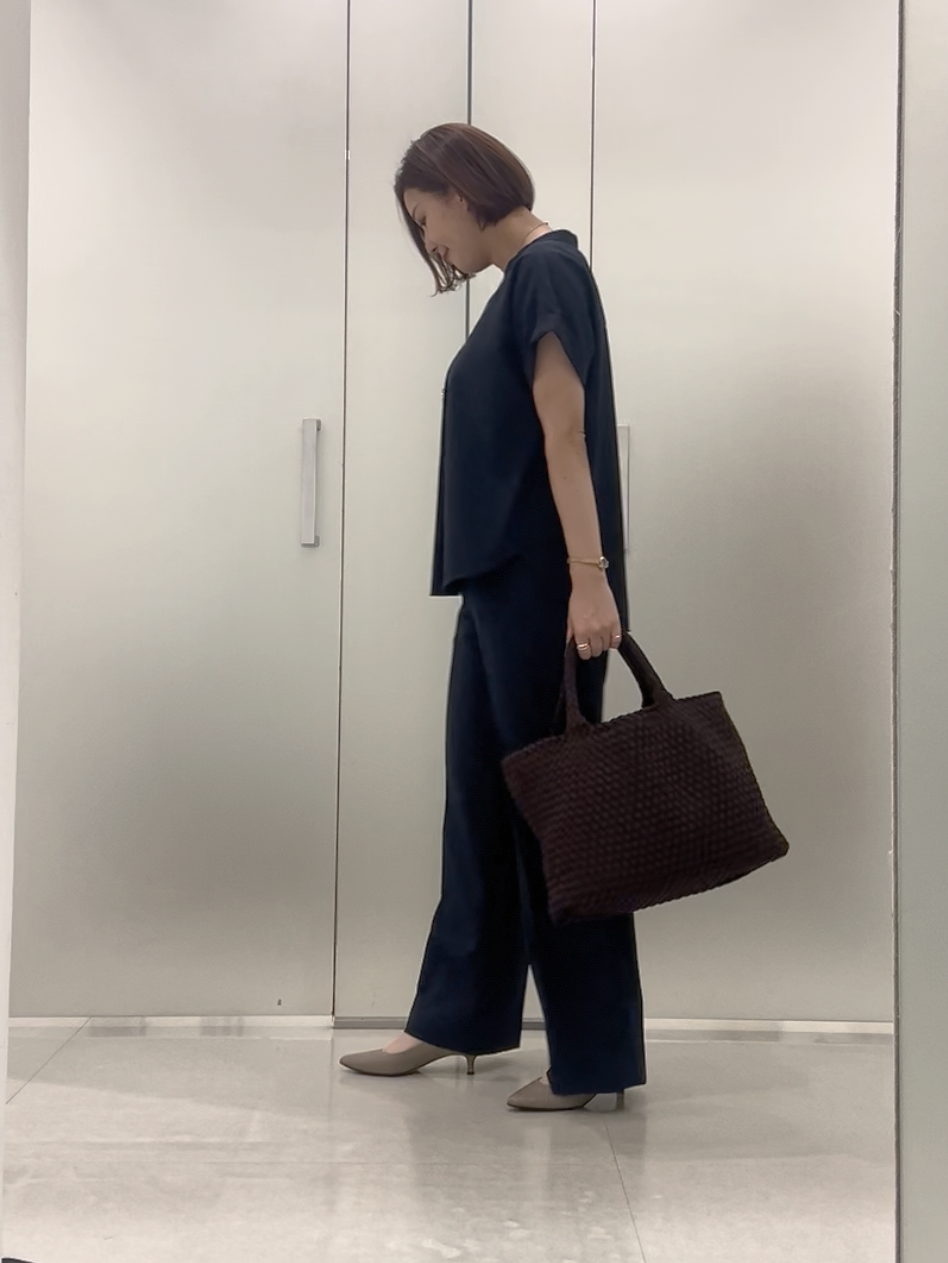 まどかさんの「UNTITLED｜【セットアップ可/UVカット】エアリークールブラウス」を使ったコーディネート