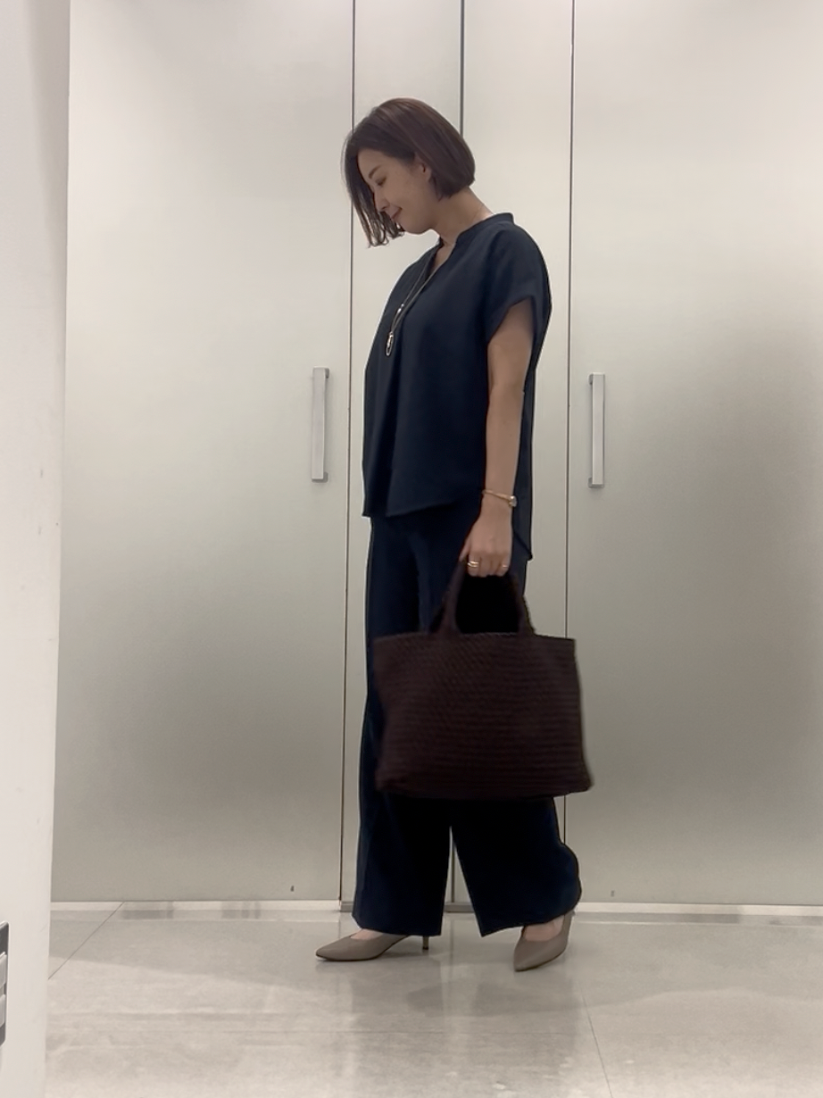 まどかさんの「UNTITLED｜【セットアップ可/UVカット】エアリークールブラウス」を使ったコーディネート