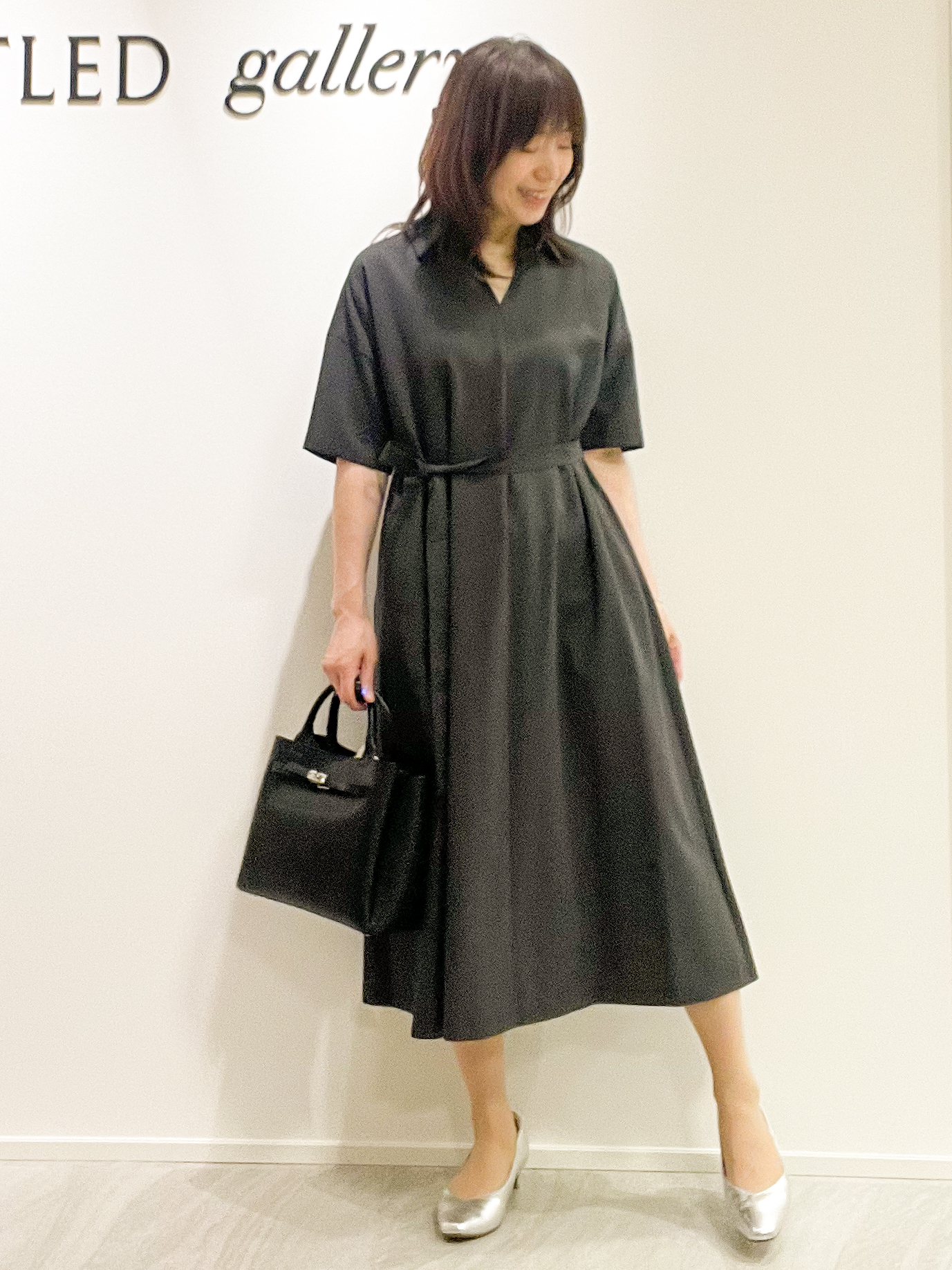 めいさんの「UNTITLED｜【初秋も活躍/UVカット/接触冷感】エアリークールワンピース」を使ったコーディネート