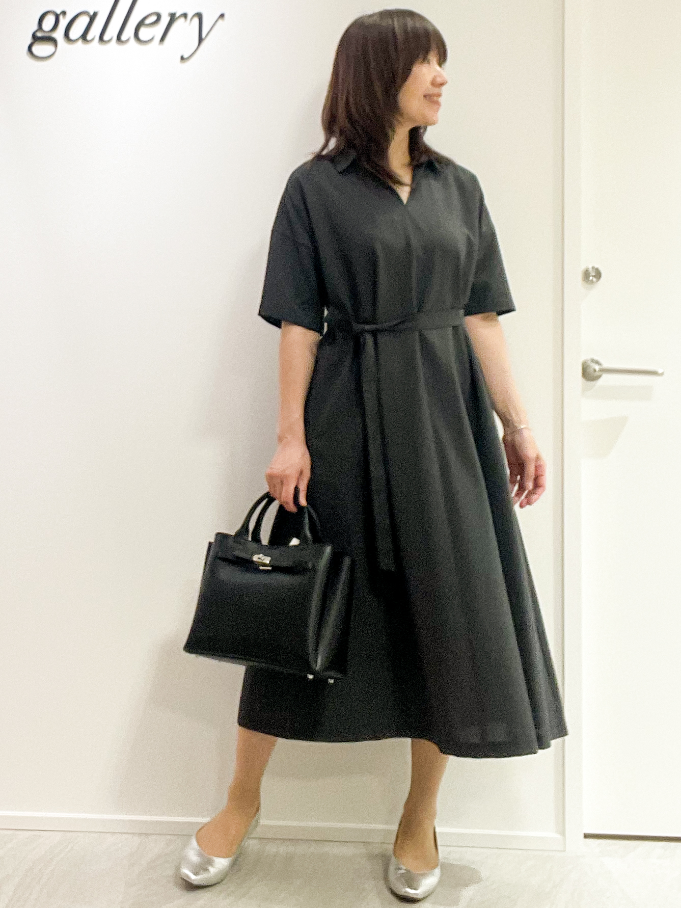 めいさんの「UNTITLED｜【初秋も活躍/UVカット/接触冷感】エアリークールワンピース」を使ったコーディネート