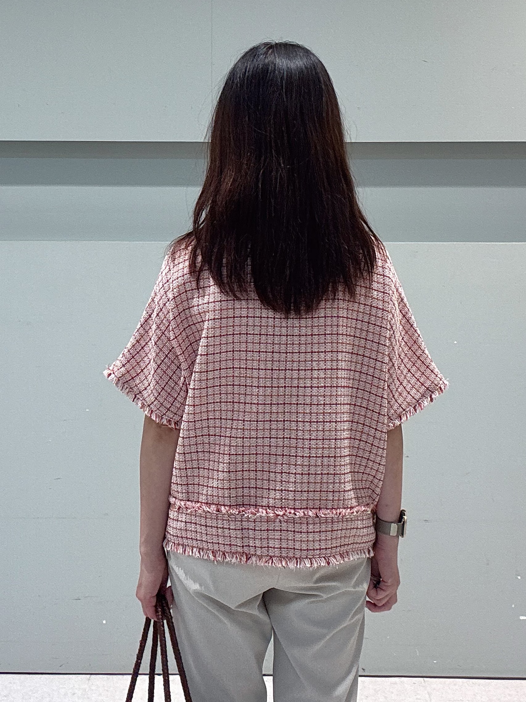makiさんの「UNTITLED｜◆ファンシーツイードブラウス」を使ったコーディネート