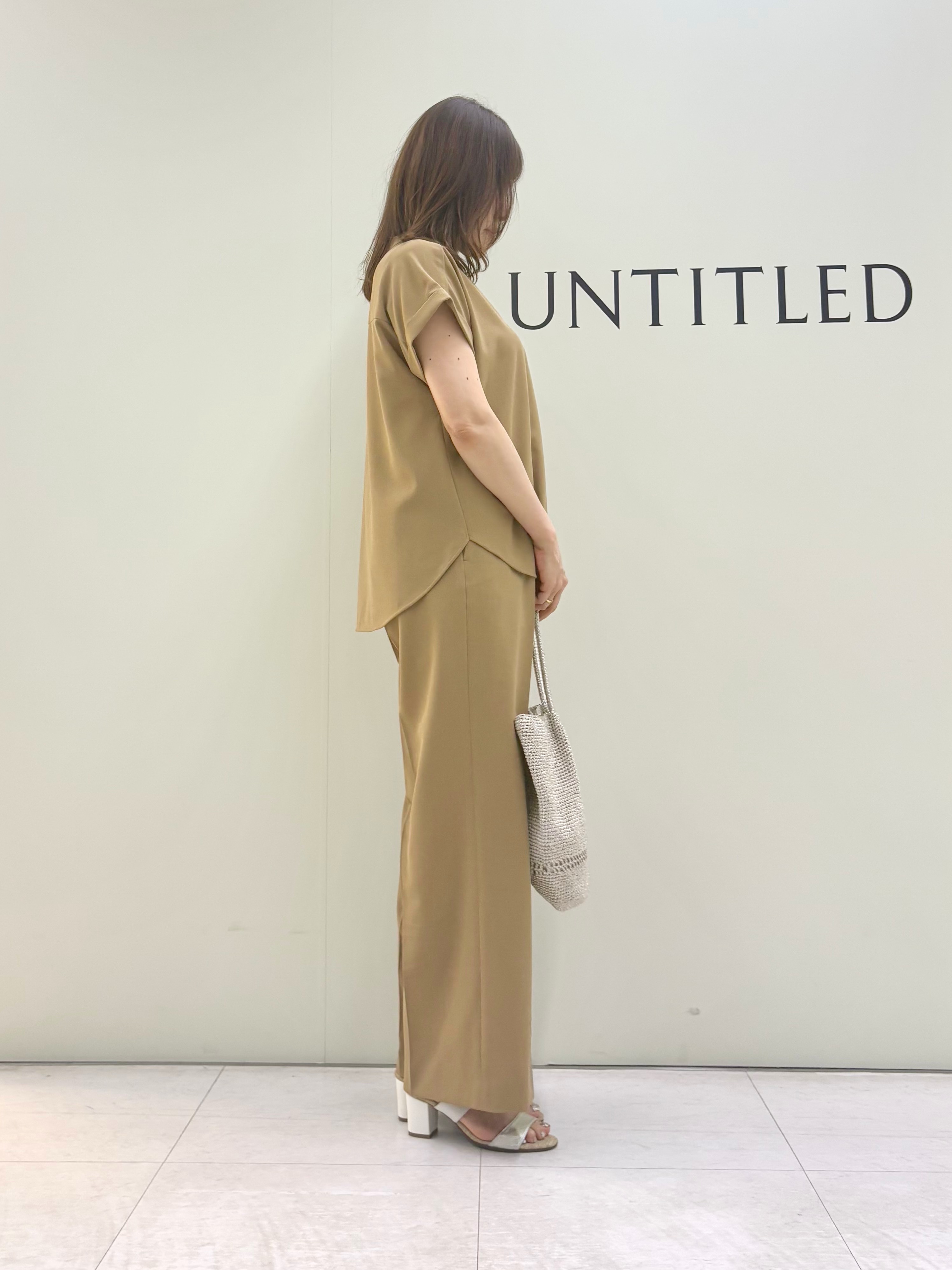 Sakaiさんの「UNTITLED｜【セットアップ可/UVカット】エアリークールブラウス」を使ったコーディネート