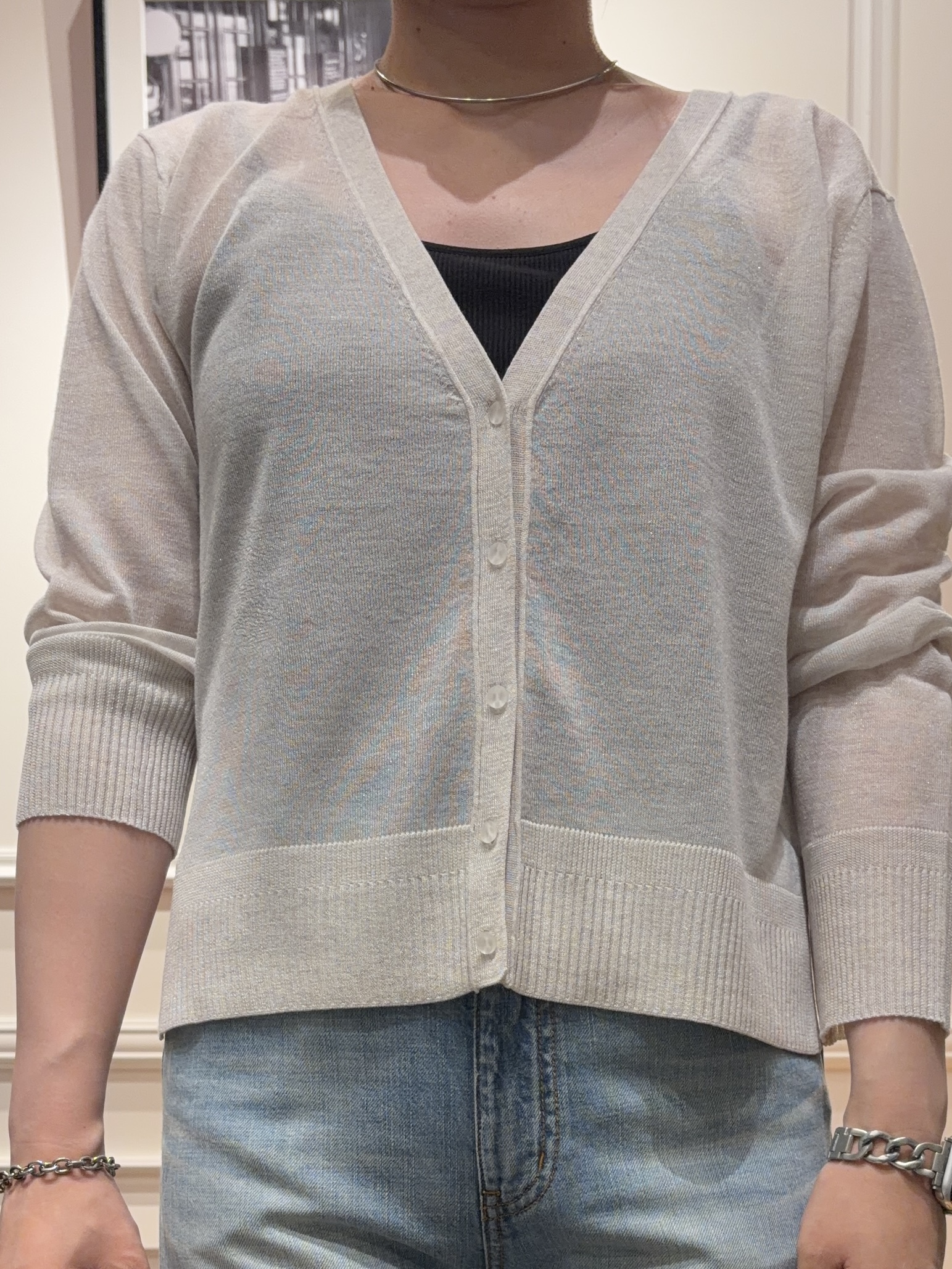 SAKAIさんの「DRESSTERIOR｜センタープレス ワイドストレートデニム」を使ったコーディネート