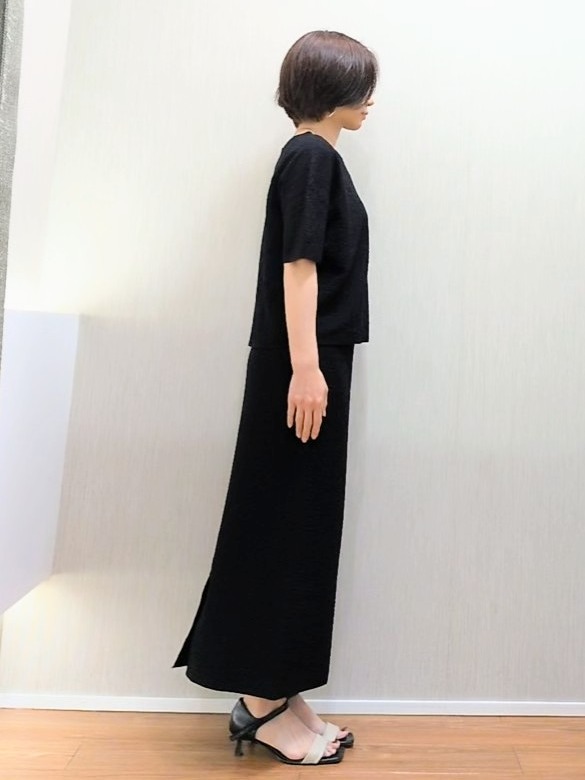 ミズタさんの「UNTITLED｜【セットアップ可/ストレッチ性】ドライタッチニットプルオーバー」を使ったコーディネート