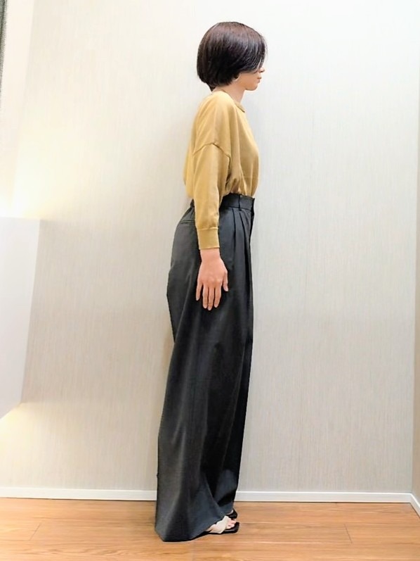 ミズタさんの「UNTITLED｜【一枚で着映え】レースドッキングニットプルオーバー」を使ったコーディネート